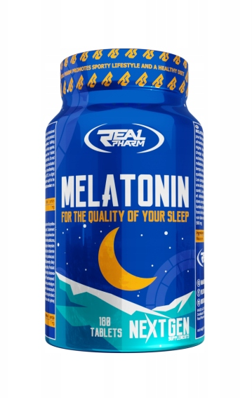 MELATONIN for healthy BETTERSLEEP calm relaxation Real Pharm Melatonine 180 tab