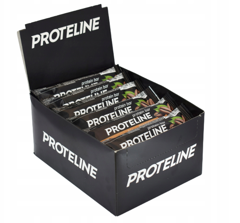 Coffee protein bar PROTELINE 24x40g - 26 % protein