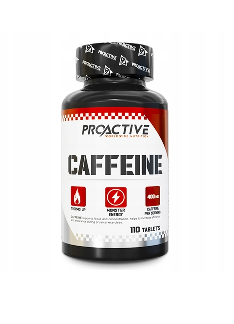 CAFFEINE tablets strong thermogenic PRE-WORKOUT ProActive 110 tab