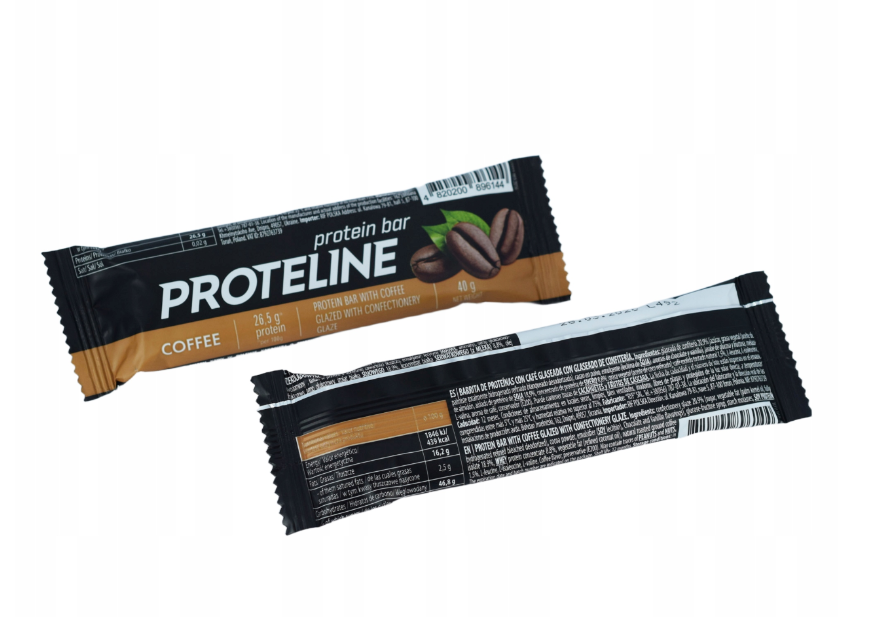 Coffee protein bar PROTELINE 24x40g - 26 % protein