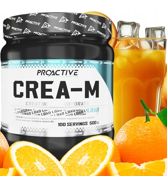 CREATINE FLAVOUR Monohydrate Powder ProActive Crea-M LOAD