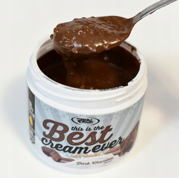 SUGAR FREE PROTEIN CREAM Real Pharm Best DARK CHOCOLATE WITH NUTS 500g