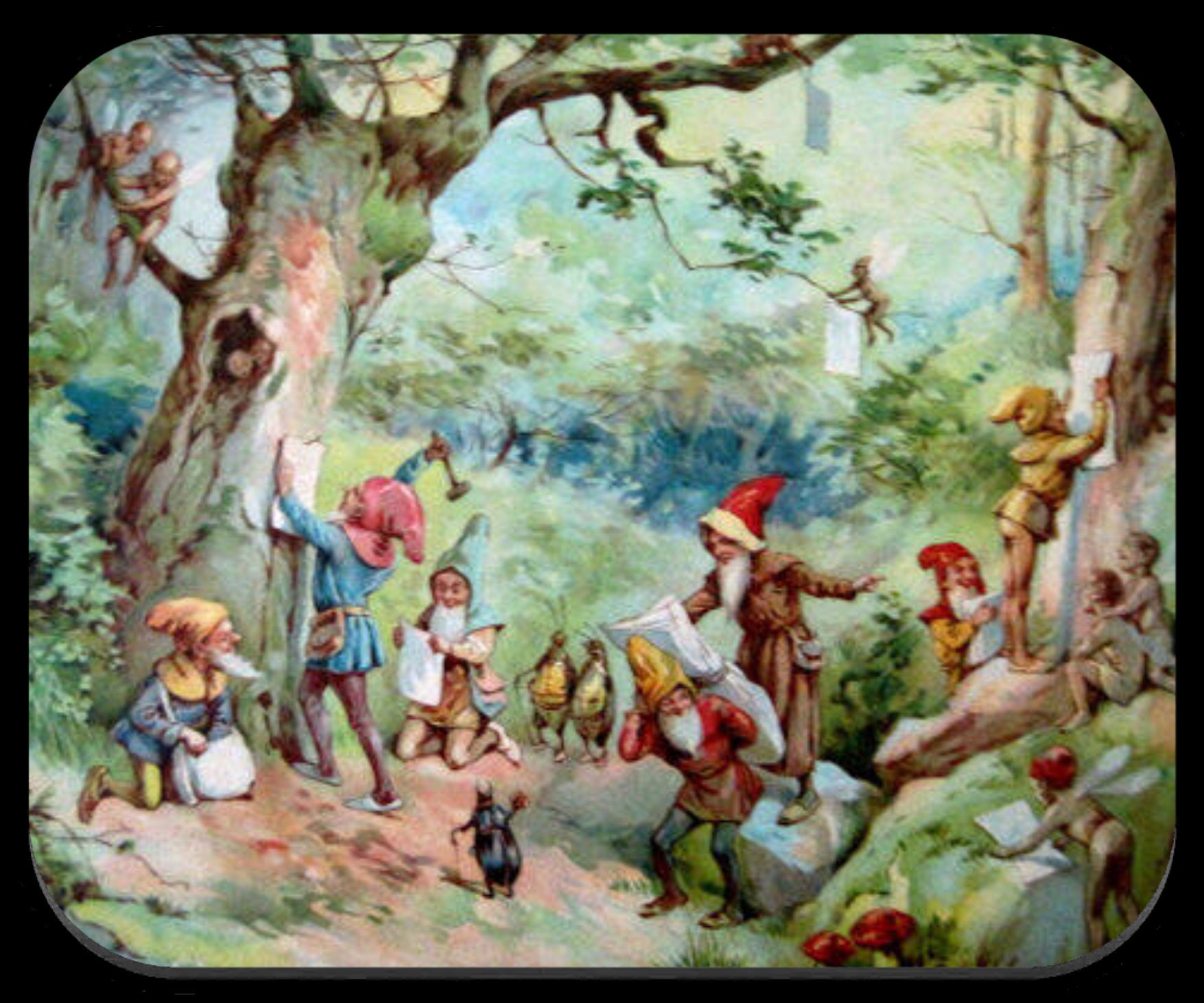 Elves Mouse Pad