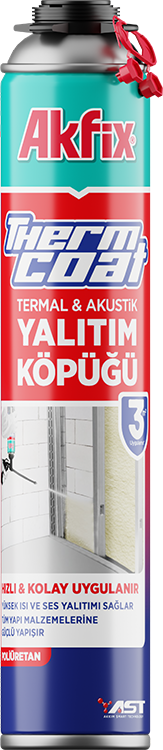 THERMCOAT TERMAL VE AKUSTİK YALITIM KÖPÜĞÜ (TABANCALI KULLANIM)