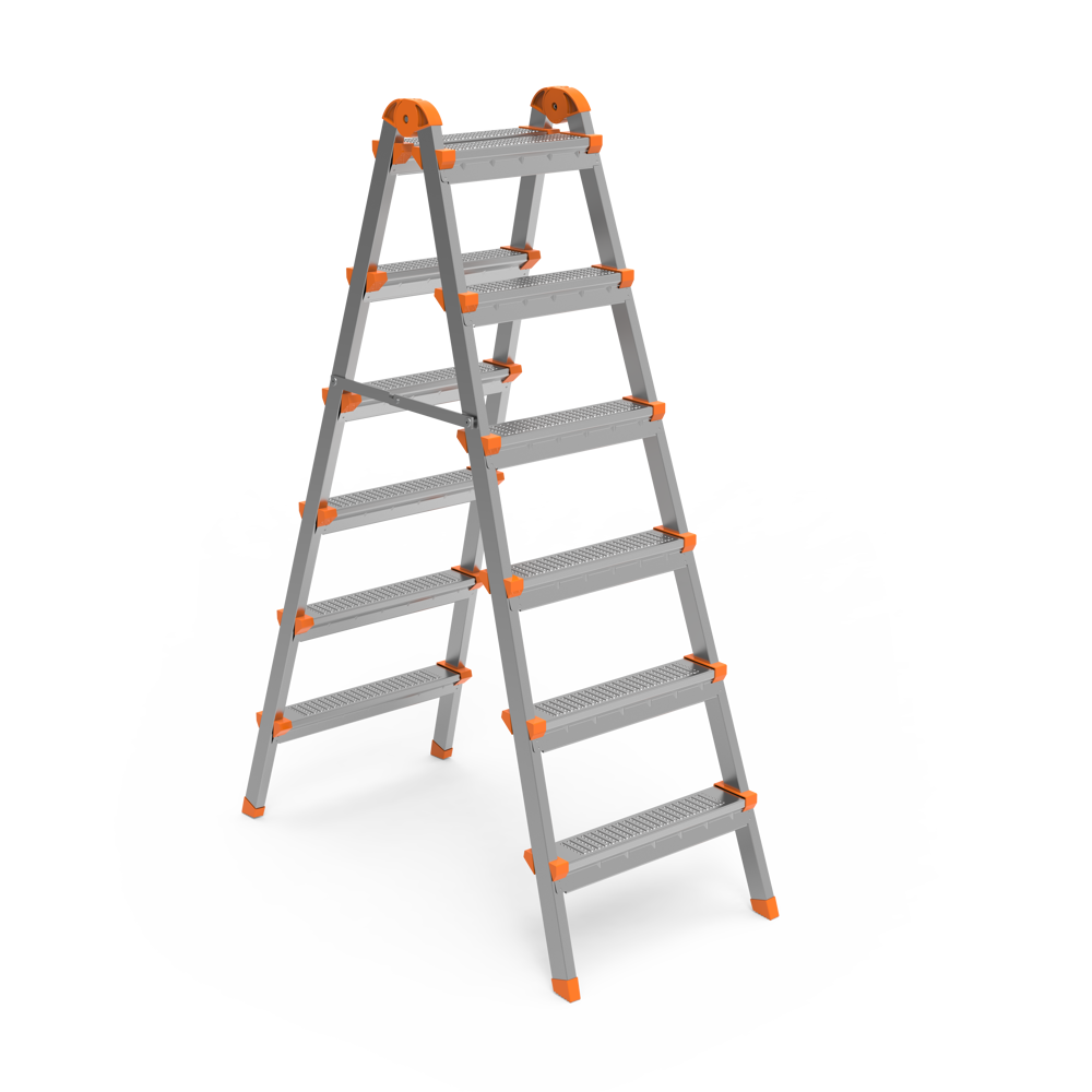 ÇİFT ÇIKIŞLI METAL MERDİVEN