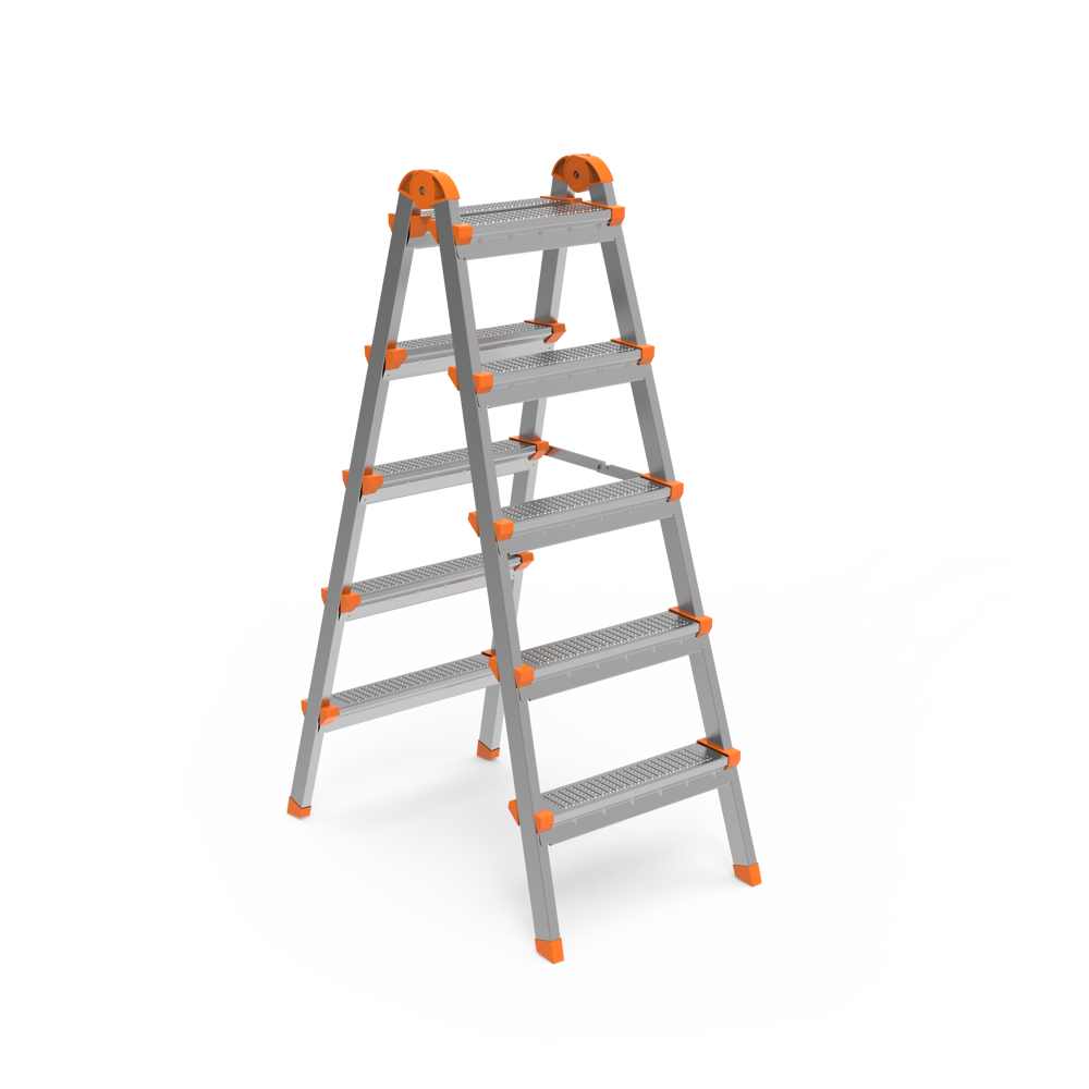 ÇİFT ÇIKIŞLI METAL MERDİVEN