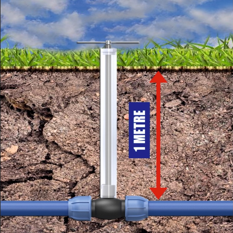 ÇELİK UZATMA BORULU KAPLİN VANA