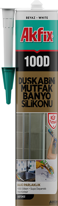 100D DUŞKABİNİ MUTFAK BANYO SİLİKONU