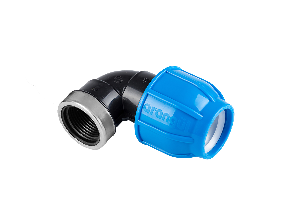 METAL YÜZÜKLÜ İÇTEN DİŞLİ DİRSEK