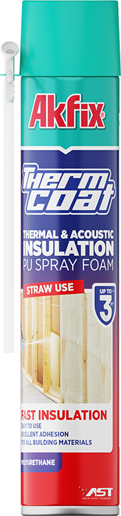 THERMCOAT TERMAL ve AKUSTİK PU SPREY YALITIM KÖPÜĞÜ (PİPETLİ)