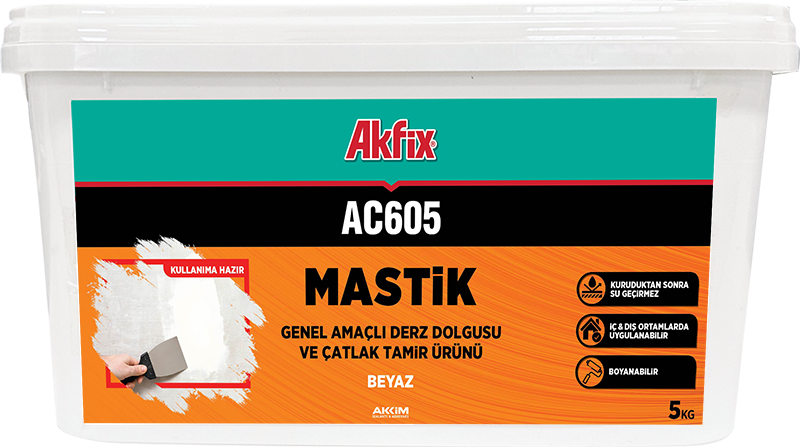 AC605 GENEL AMAÇLI DERZ DOLGUSU VE ÇATLAK TAMİR ÜRÜNÜ