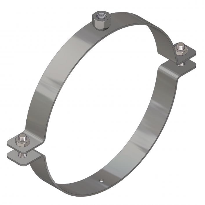 YUVARLAK HAVA KANALI KANAL KELEPÇESİ (SOMUNLU)