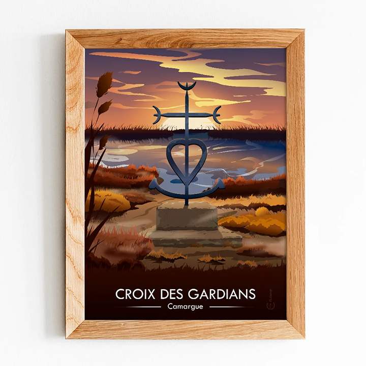 Affiche Croix des Gardians