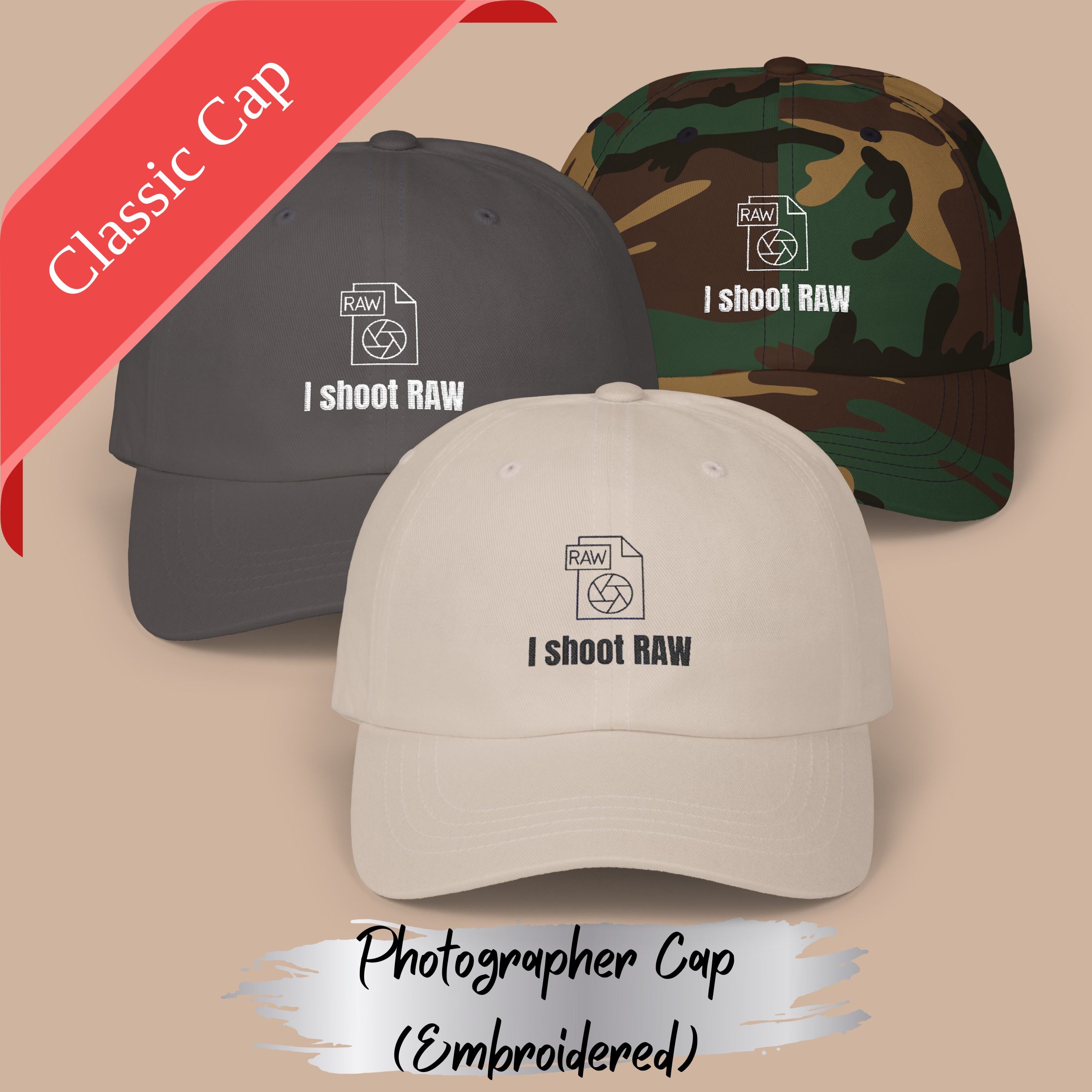 Photographer Cap (Embroidered)