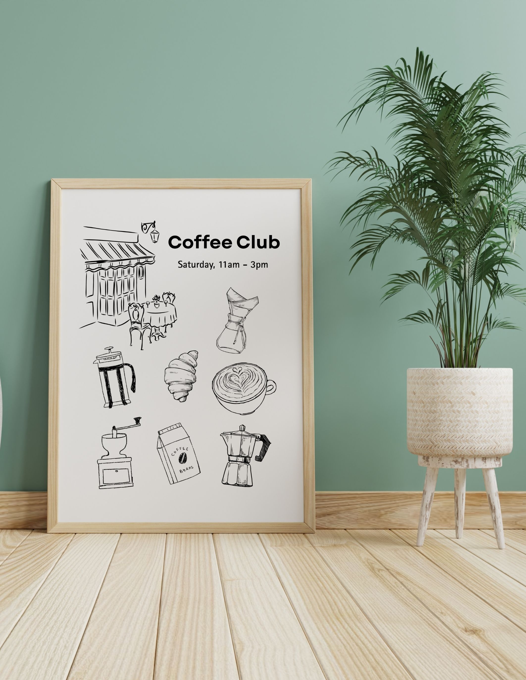 Coffee Club Poster