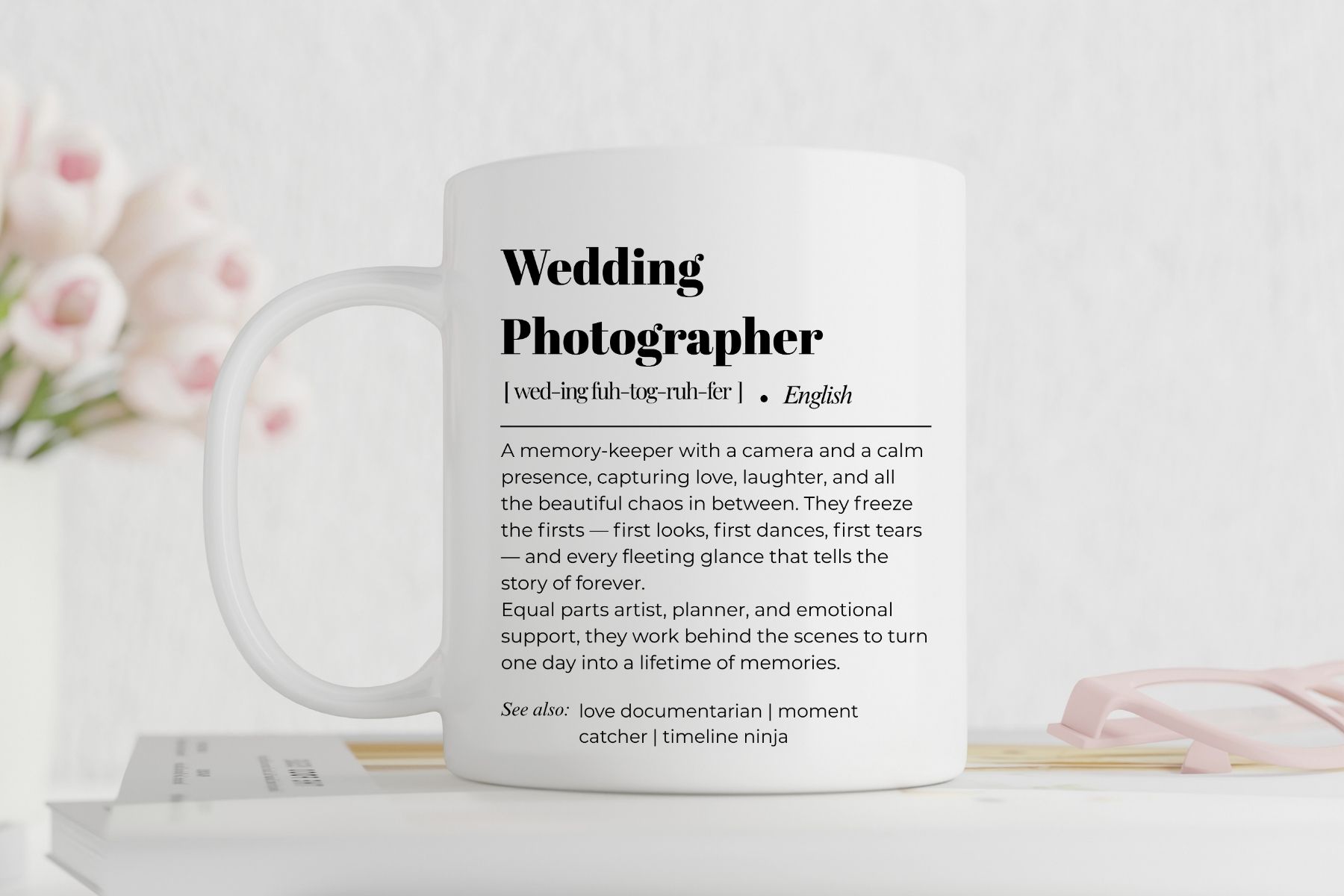 Wedding Photographer Definition Mug
