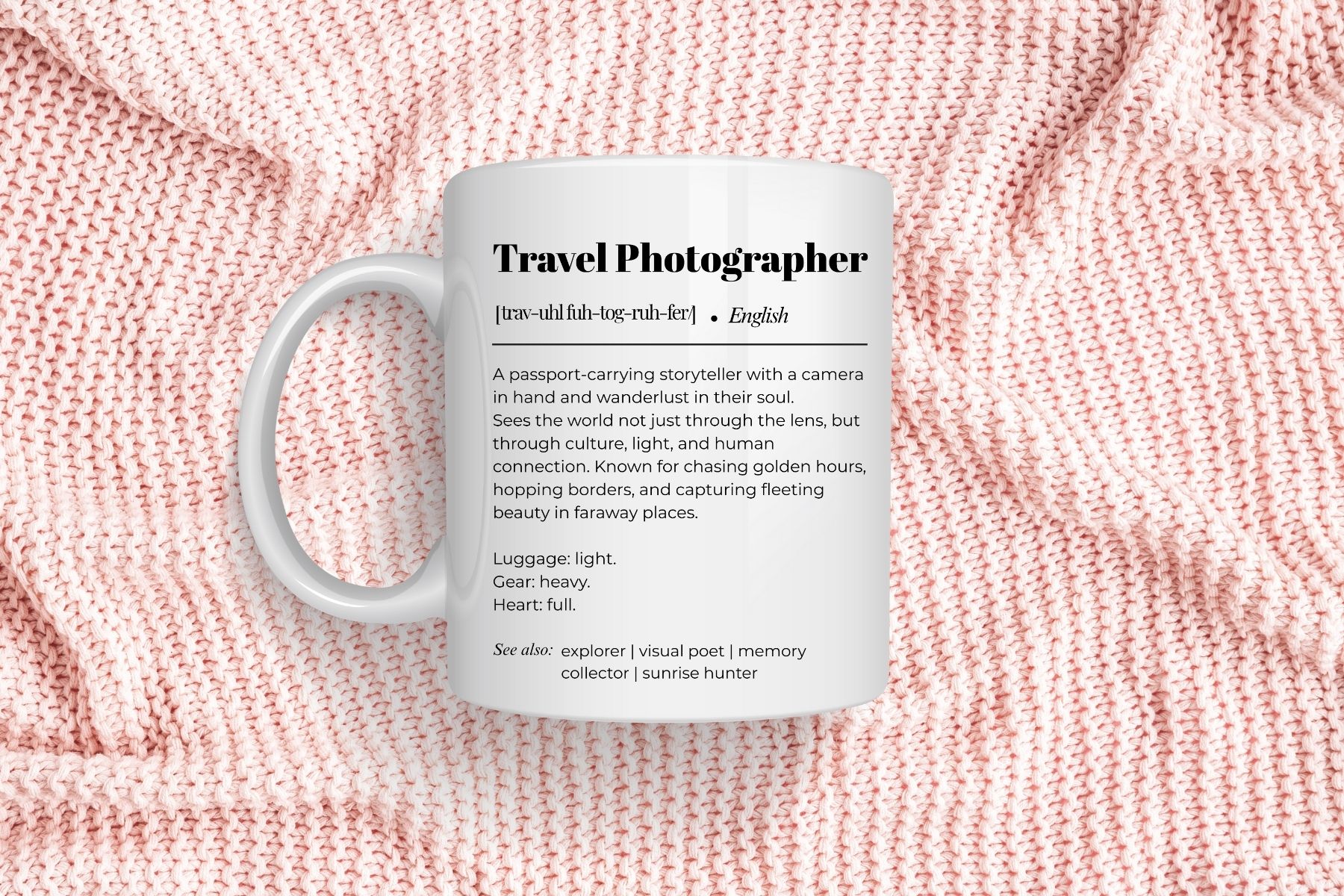 Travel Photographer Mug