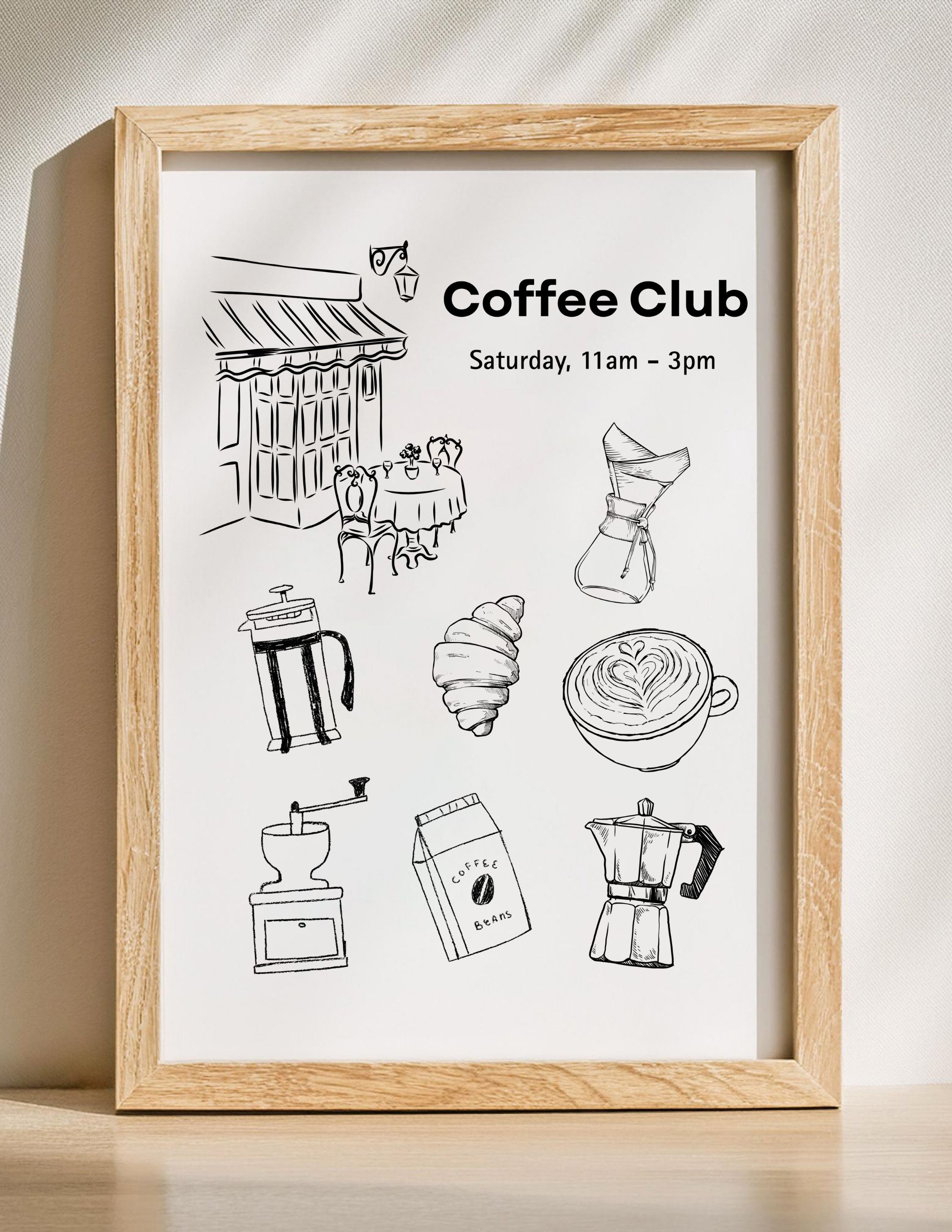 Coffee Club Poster