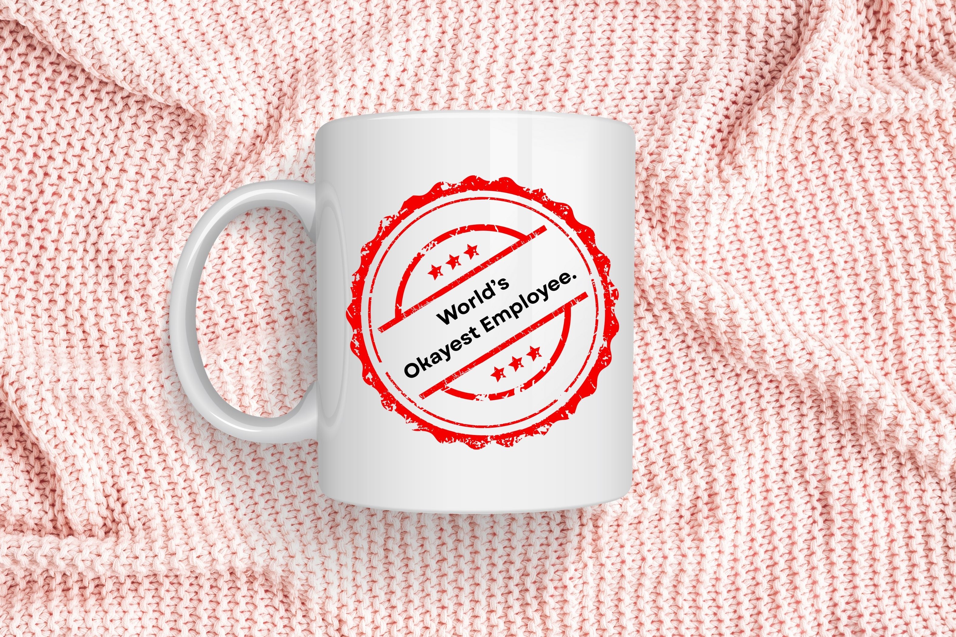 World's Okayest Employee Mug