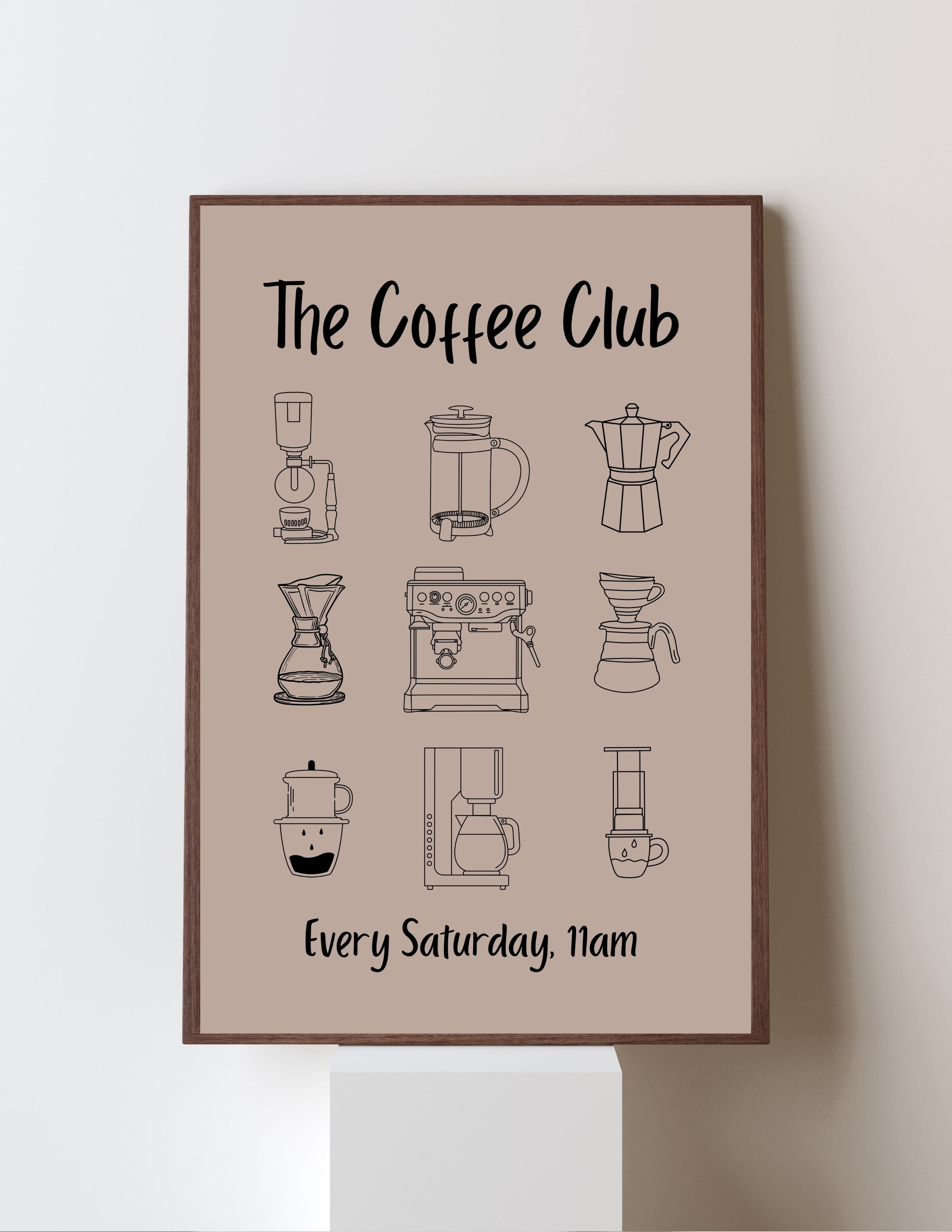 Coffee Club Wall Art