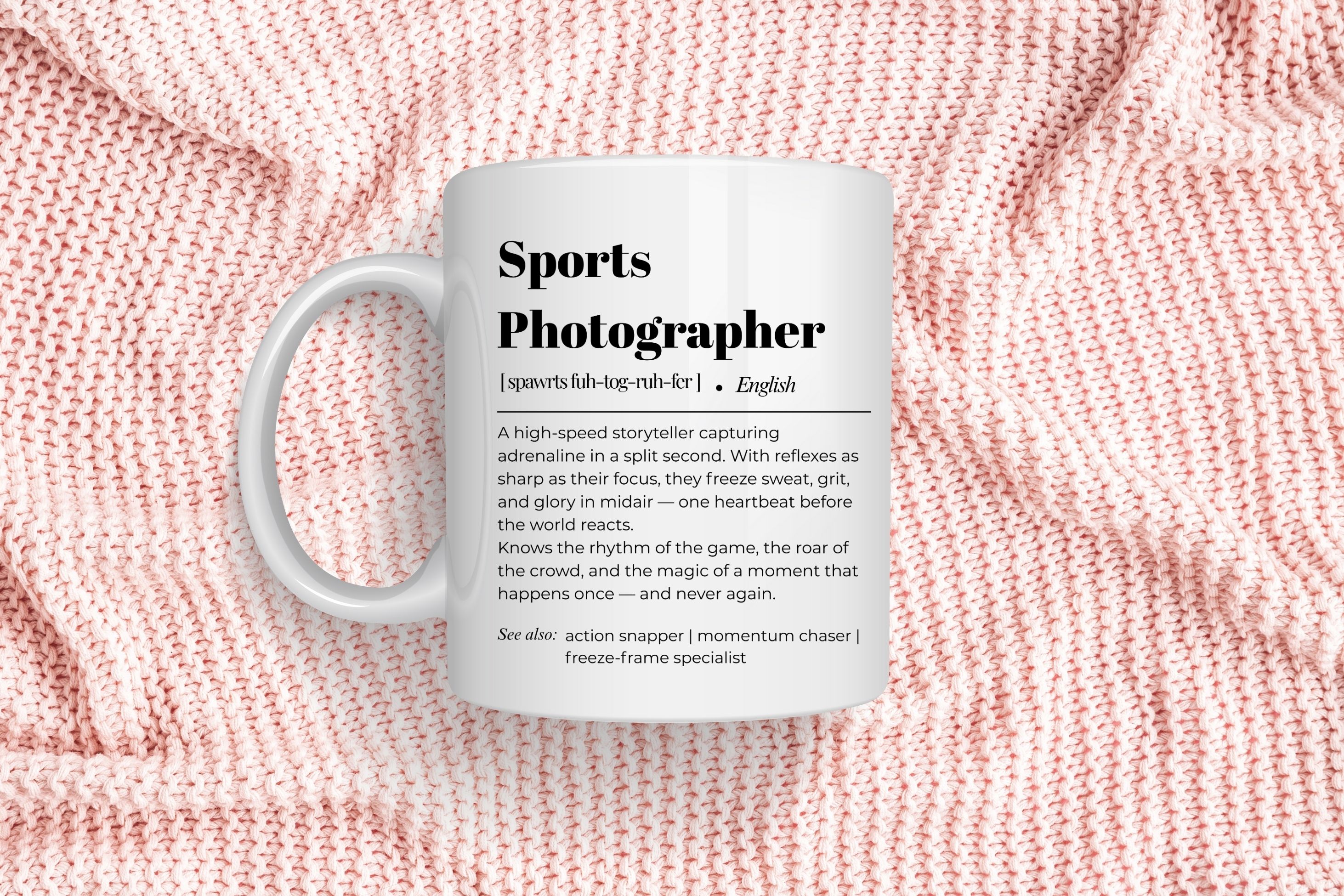 Sports Photographer Mug