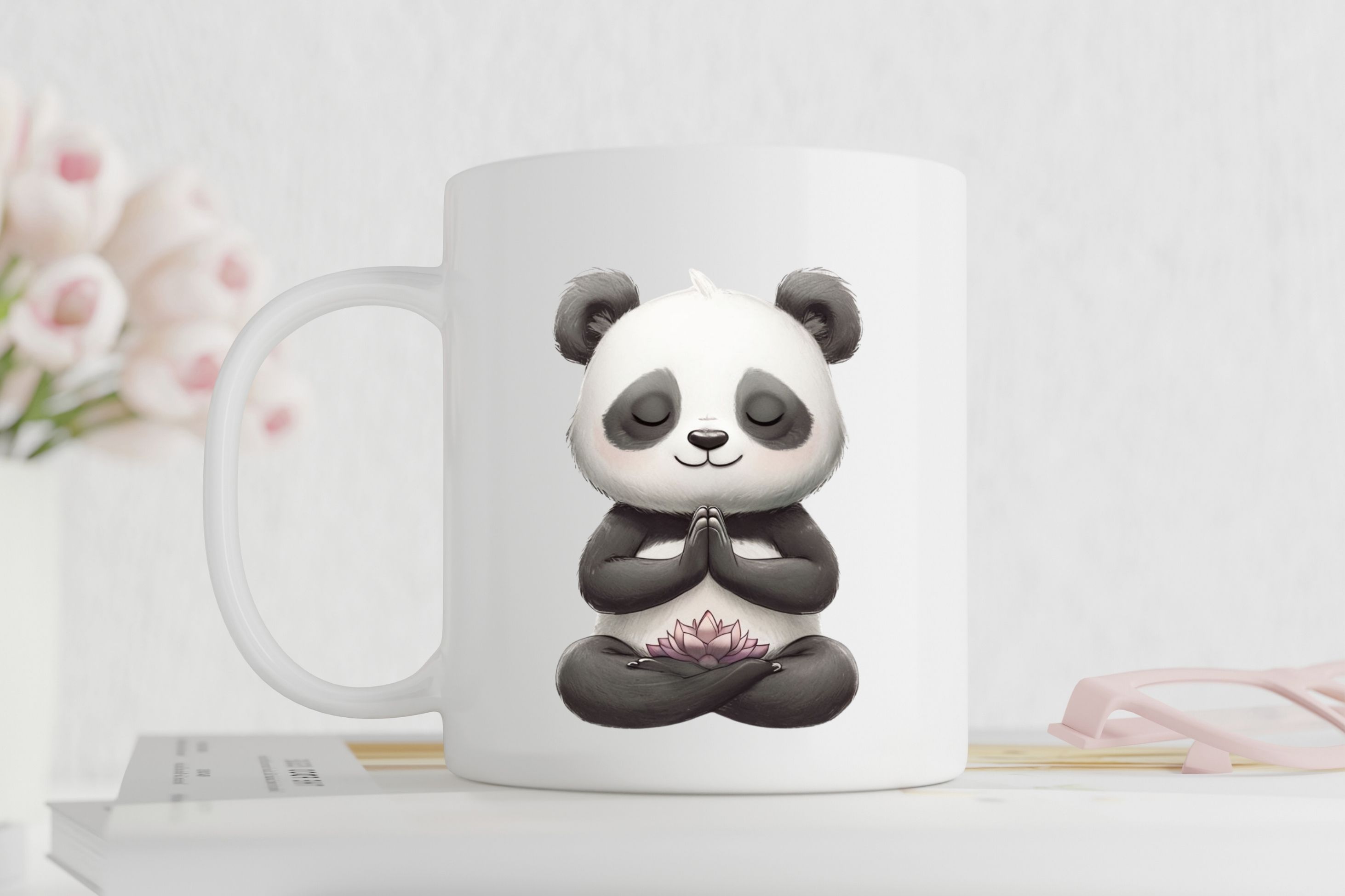 Meditating Panda Mug