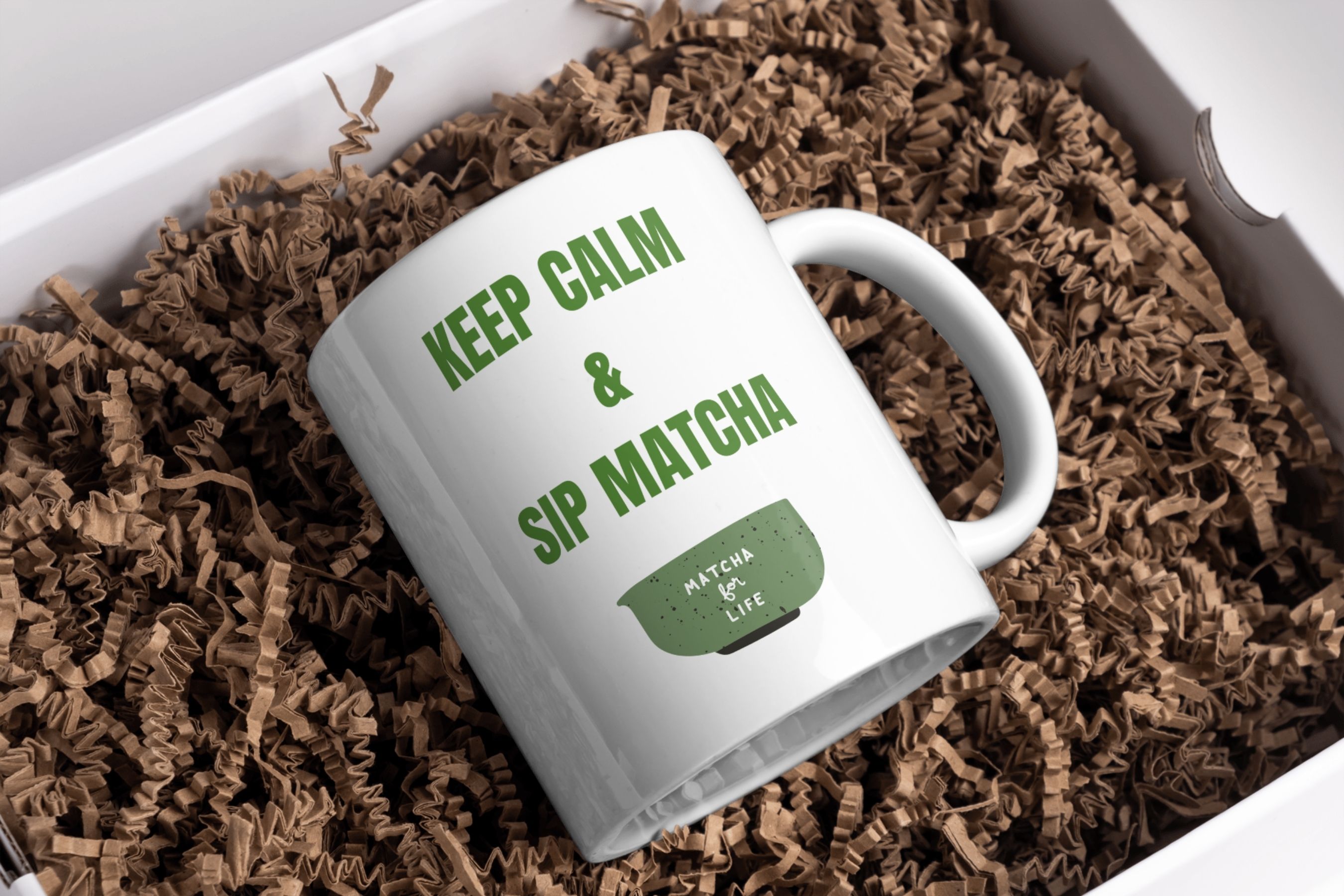 Keep Calm & Sip Matcha Mug