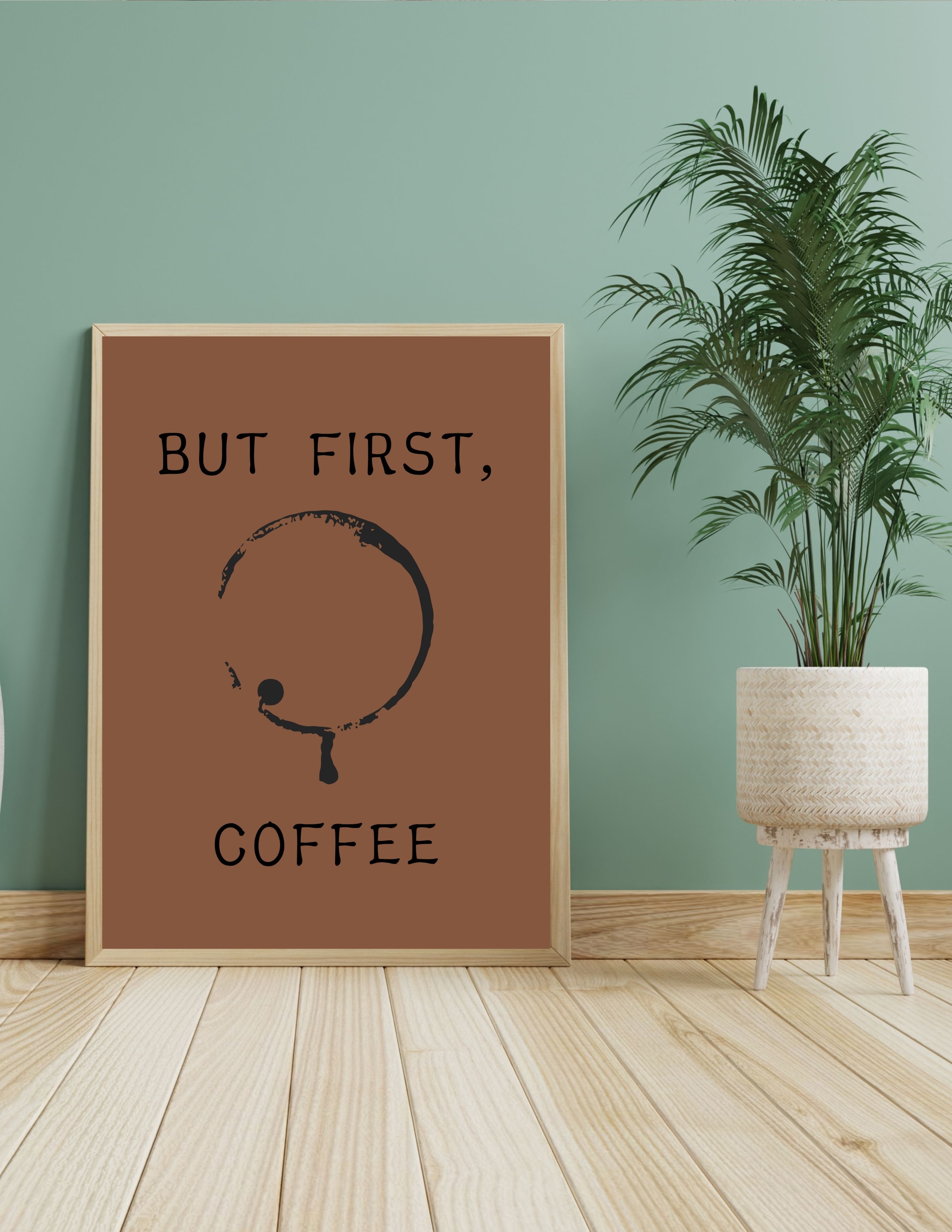 Coffee Quote Wall Art