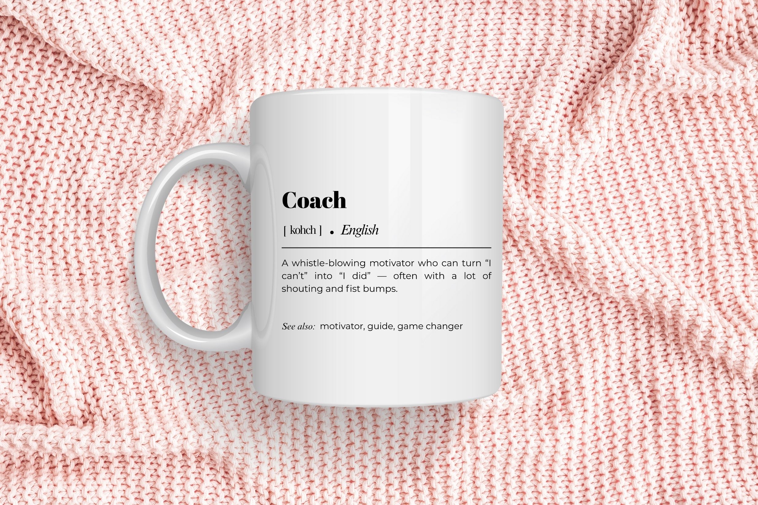 Coach Definition Mug