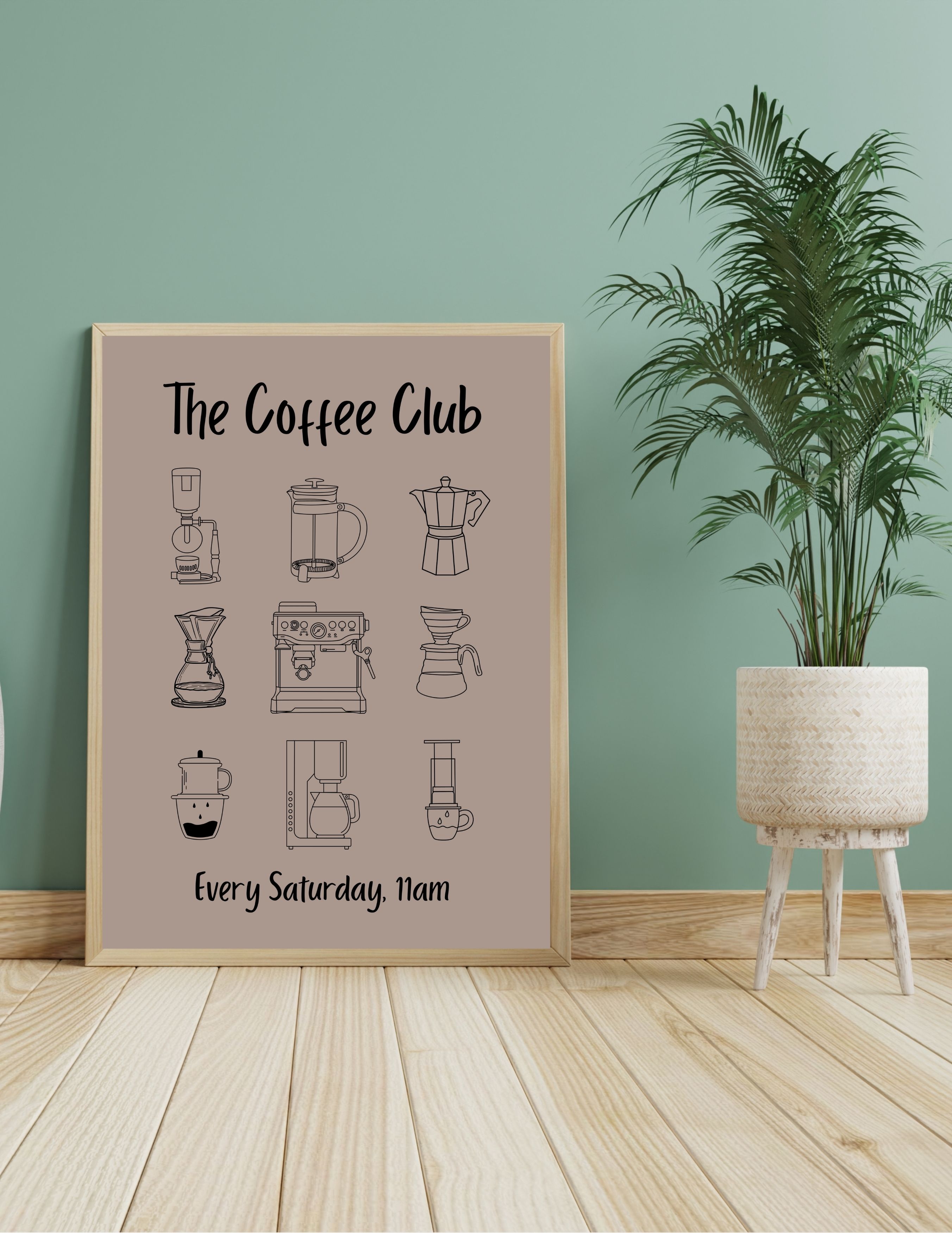 Coffee Club Wall Art