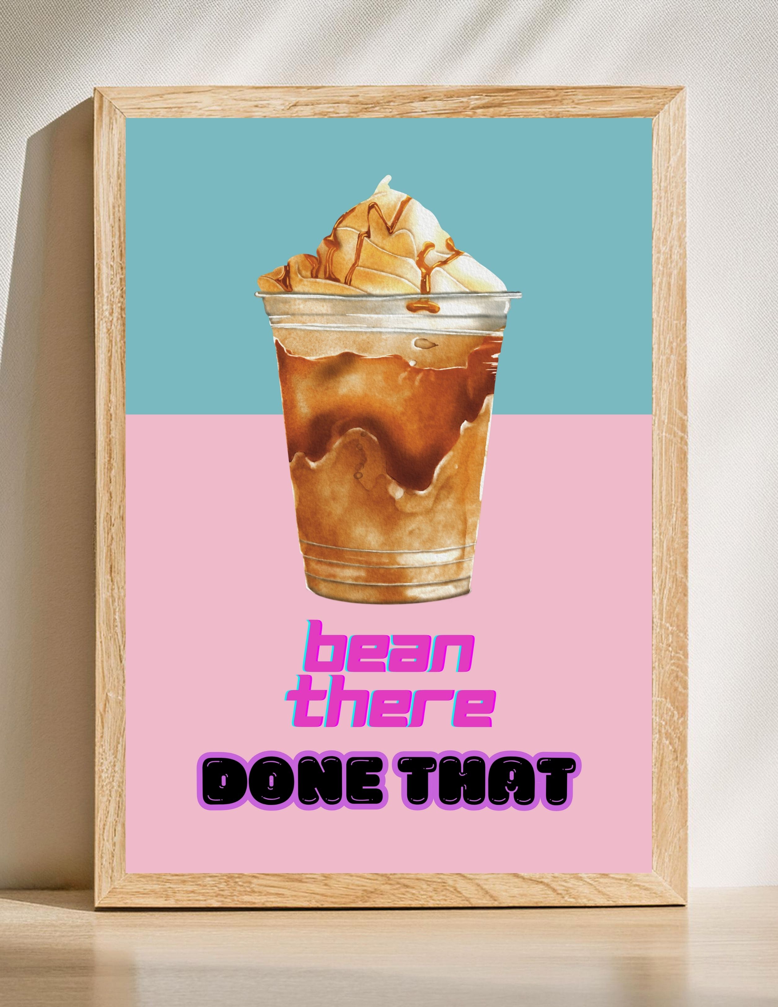 Iced Coffee Art Print