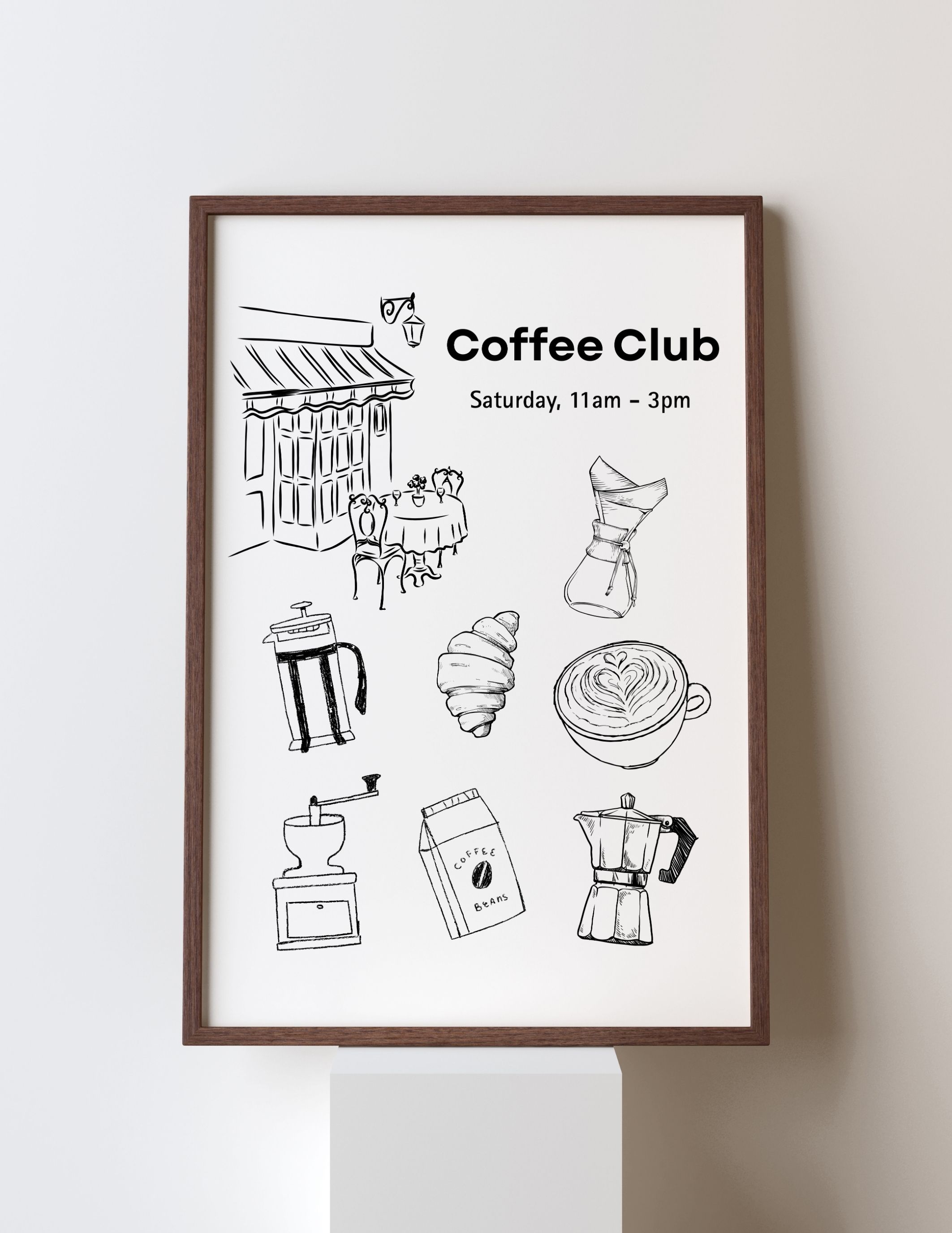 Coffee Club Poster