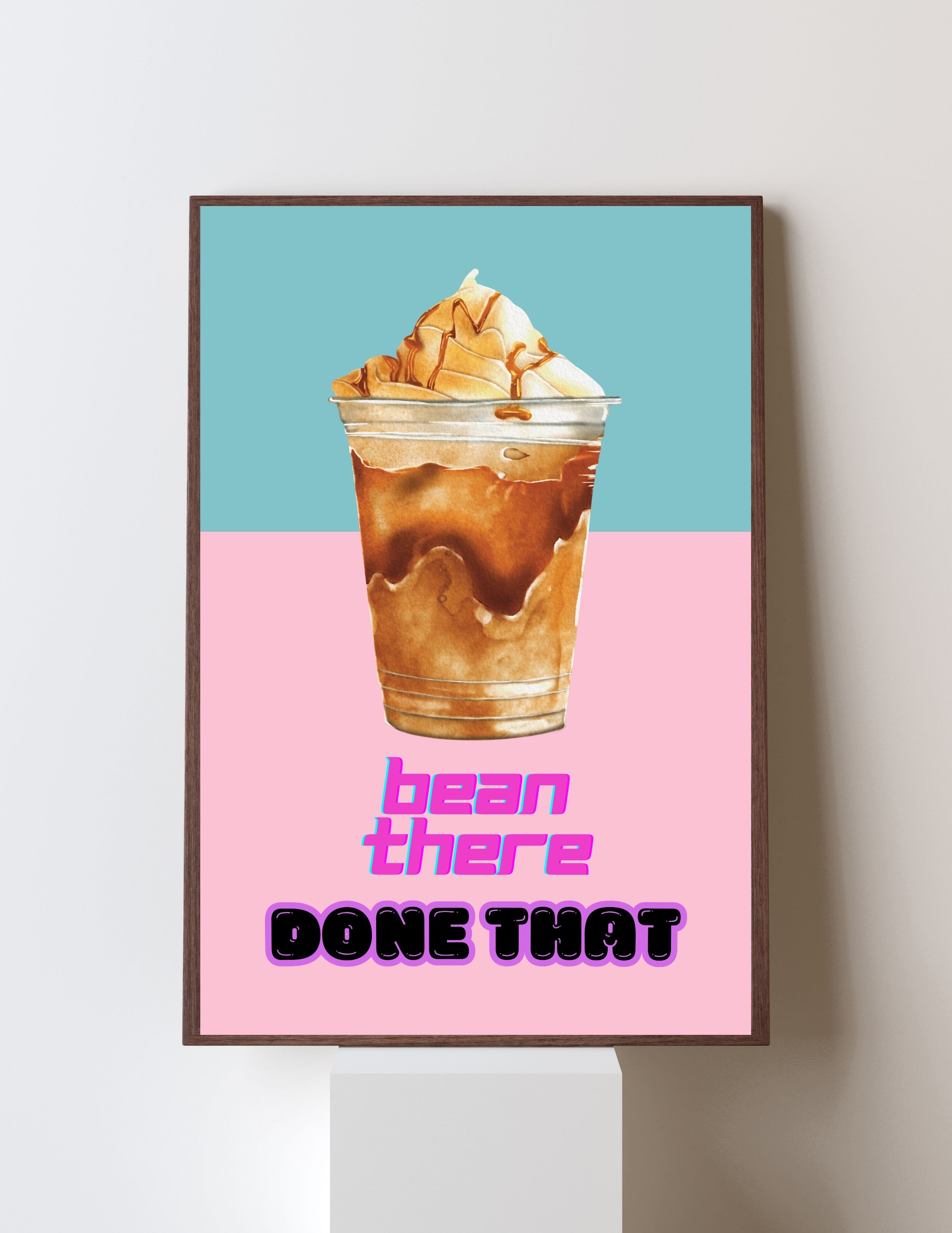 Iced Coffee Art Print