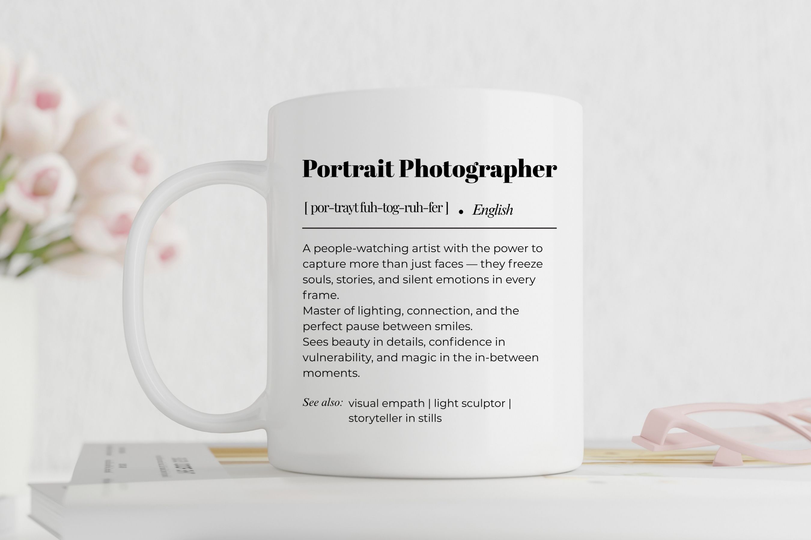 Portrait Photographer Definition Mug