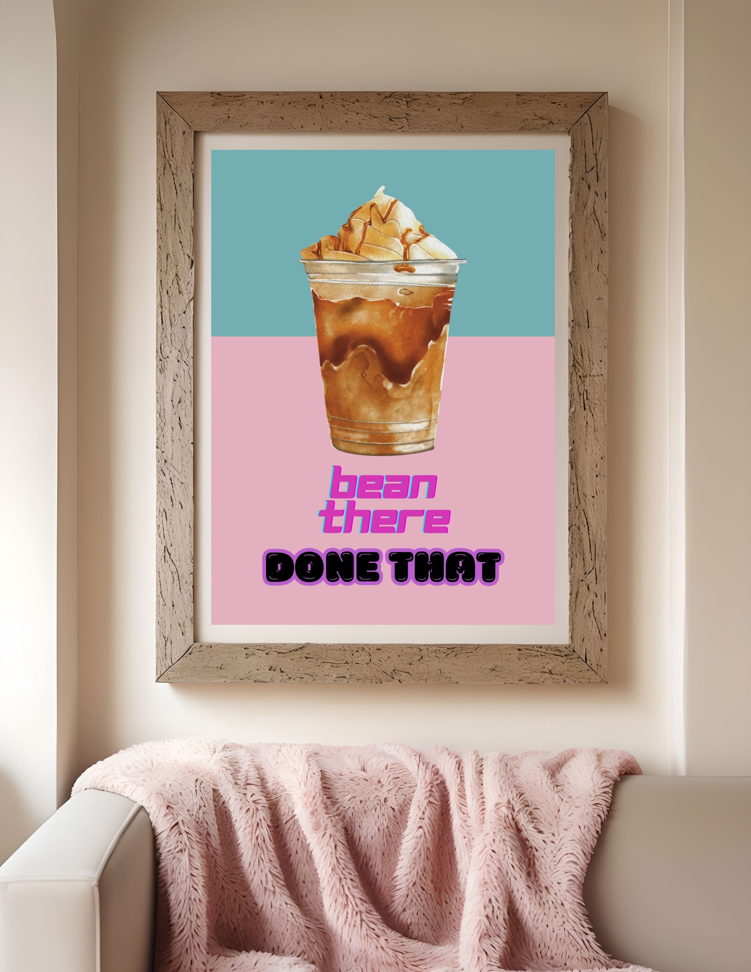 Iced Coffee Art Print