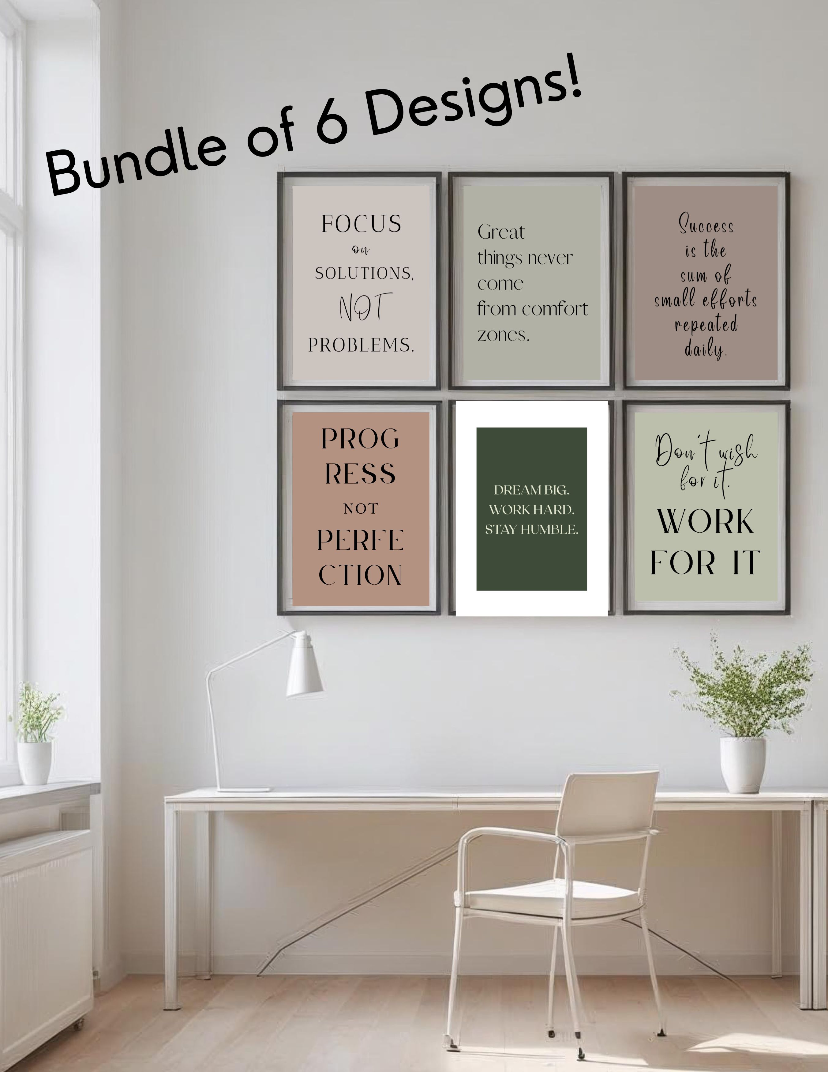 Office Motivational Wall Art