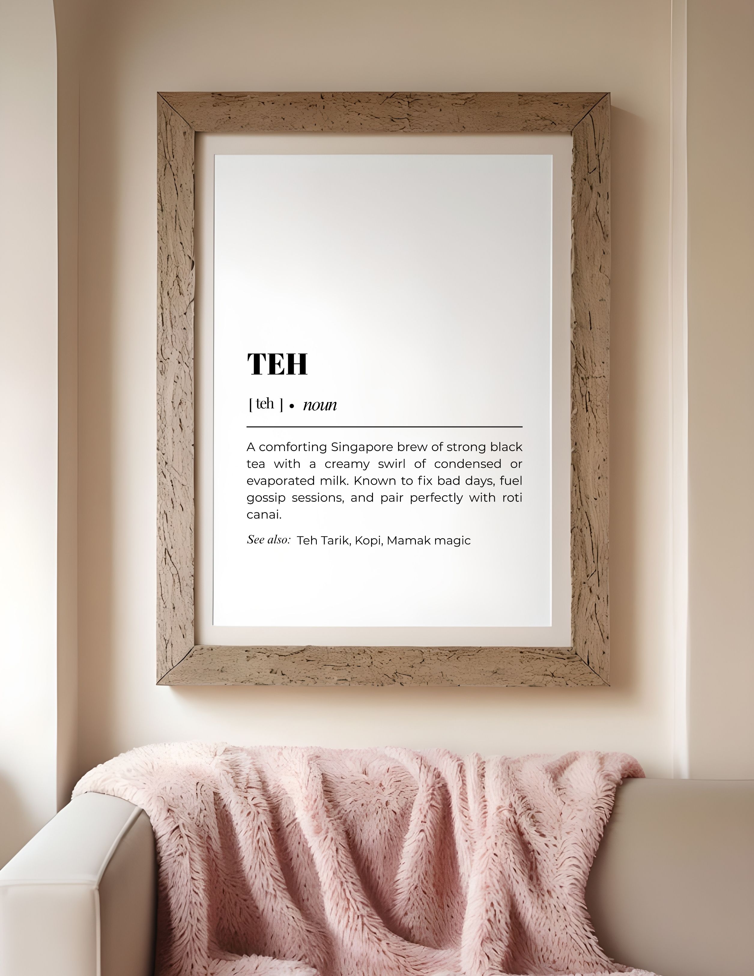 Teh Definition Art Print