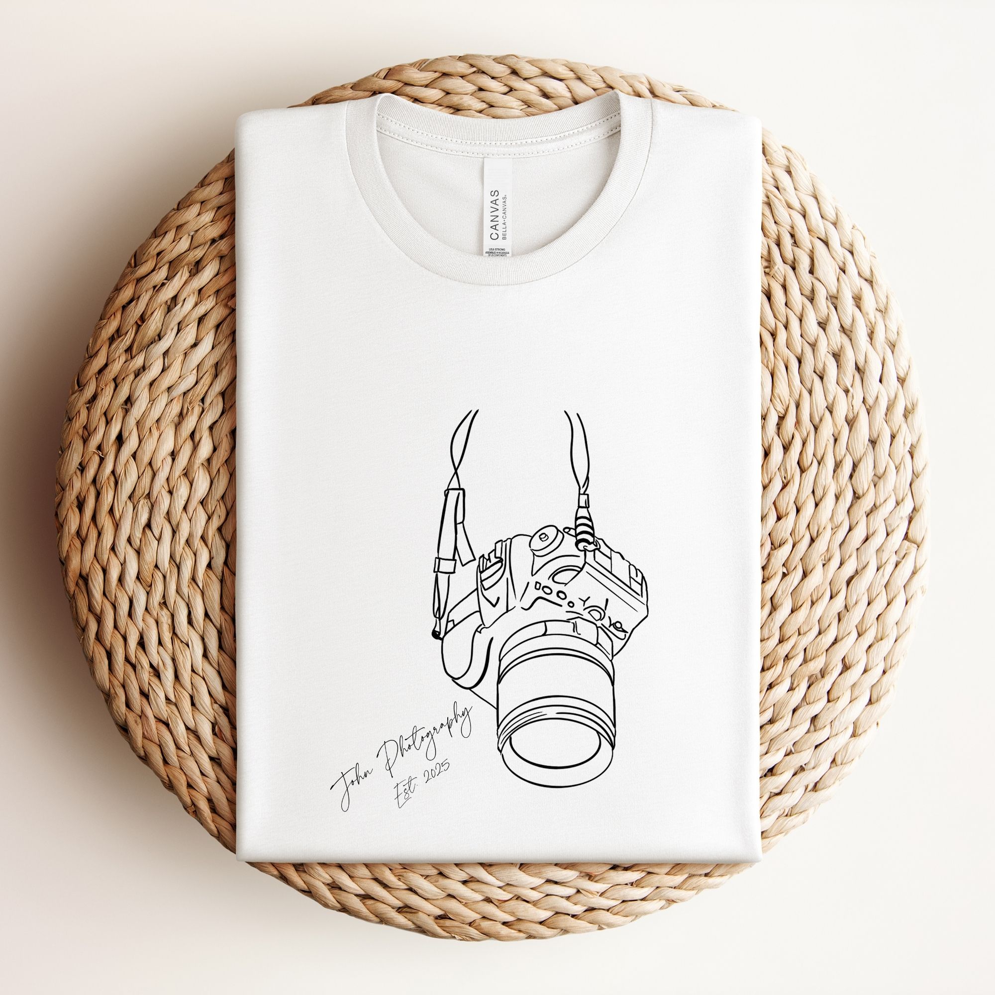 Minimalist Camera T-shirt