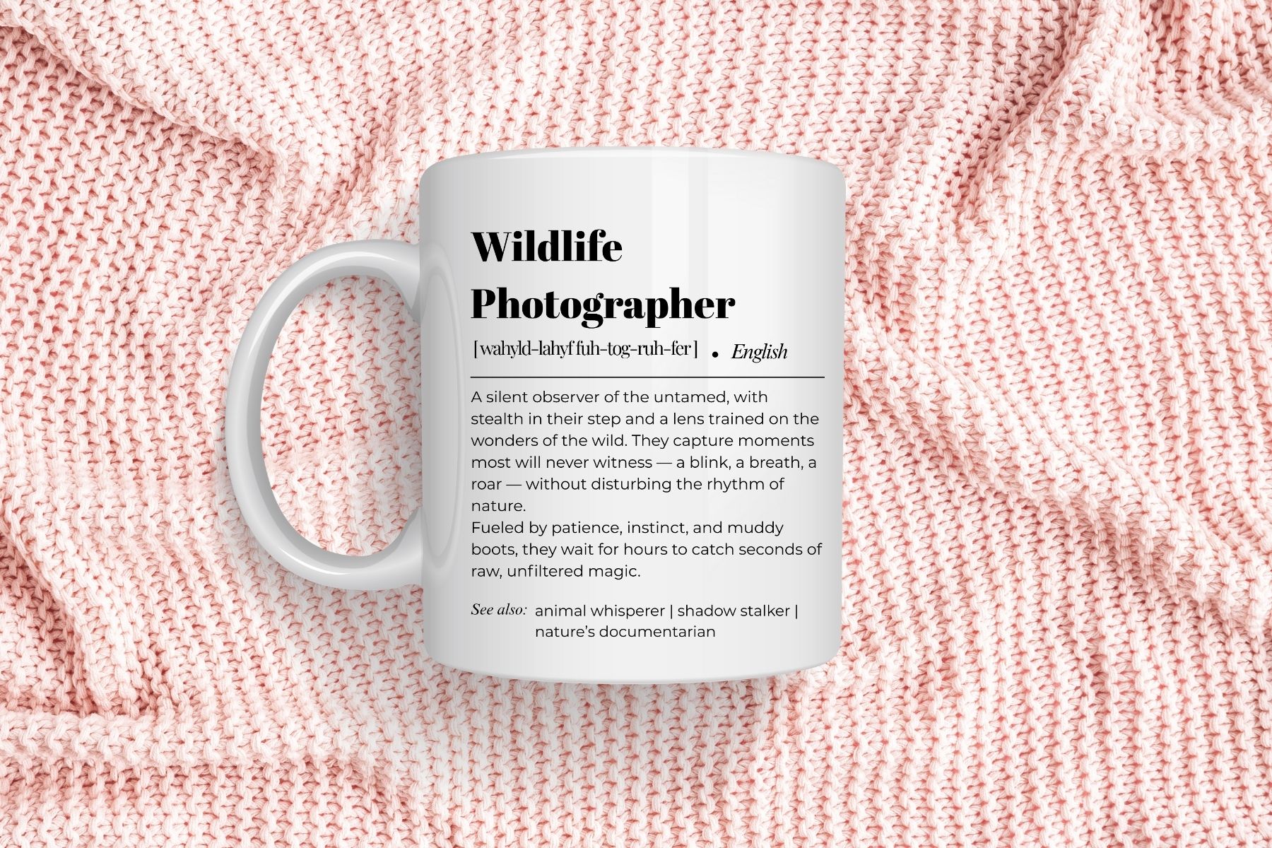 Wildlife Photographer Mug