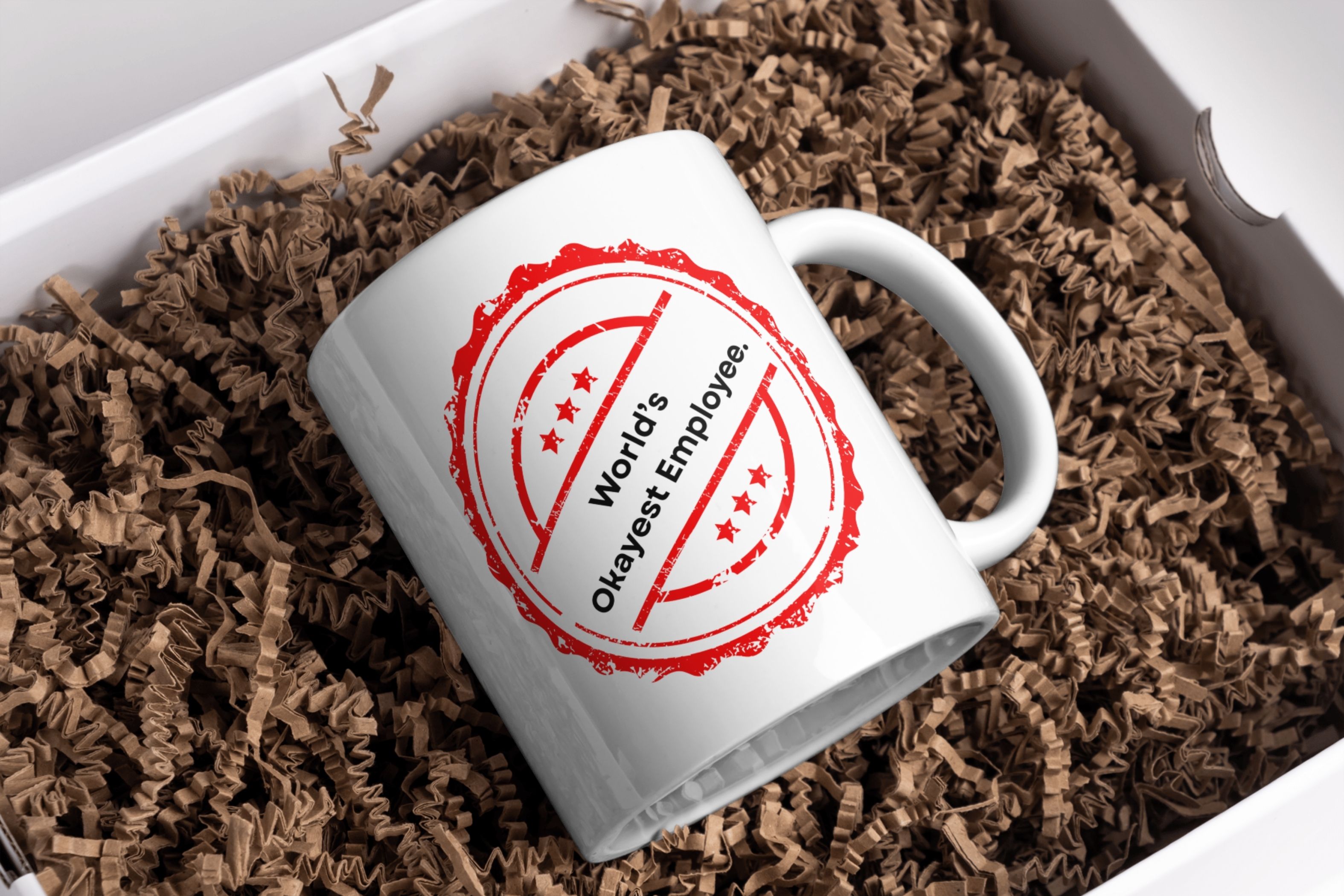 World's Okayest Employee Mug