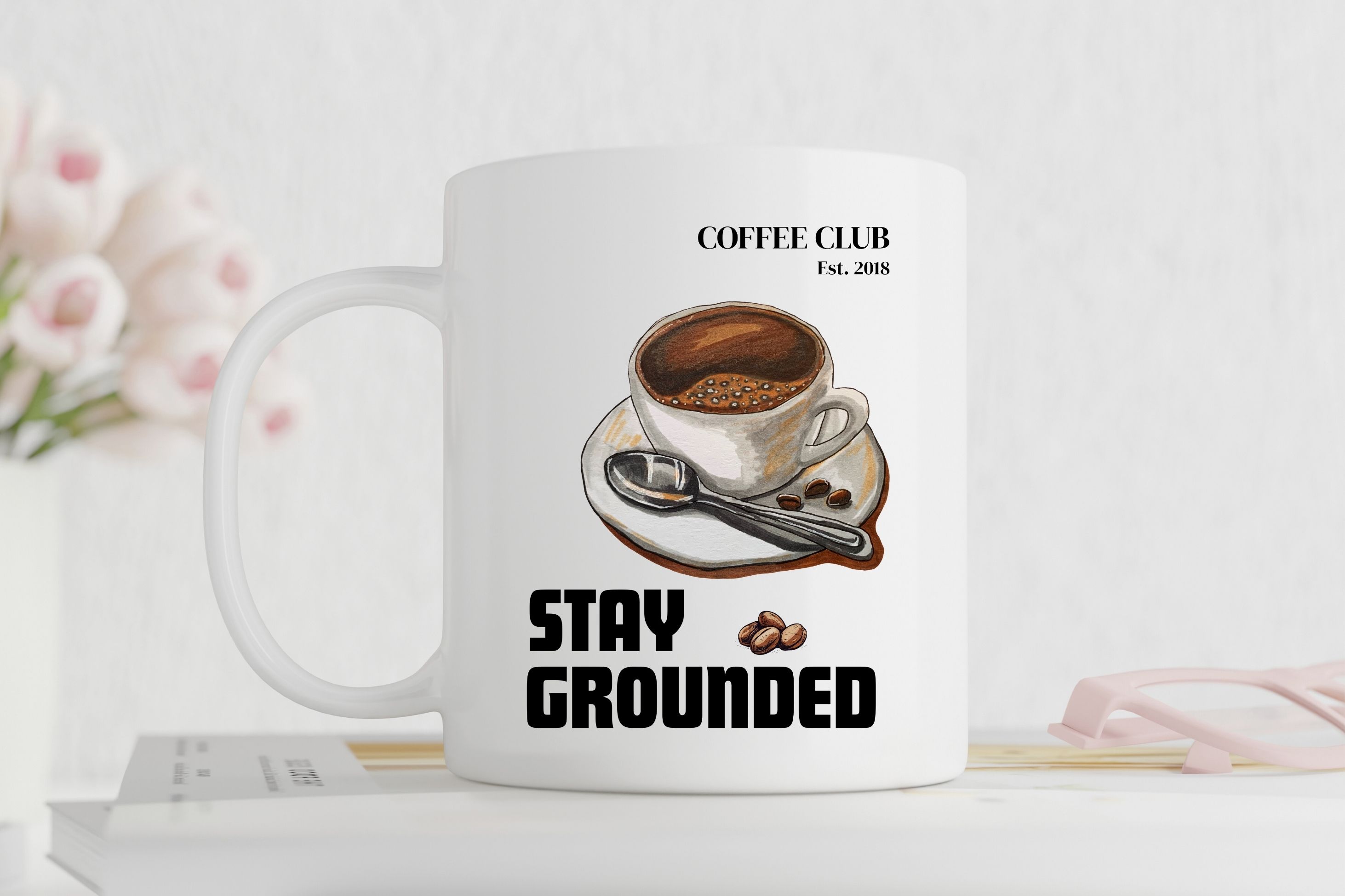 Coffee Club Ceramic Mug