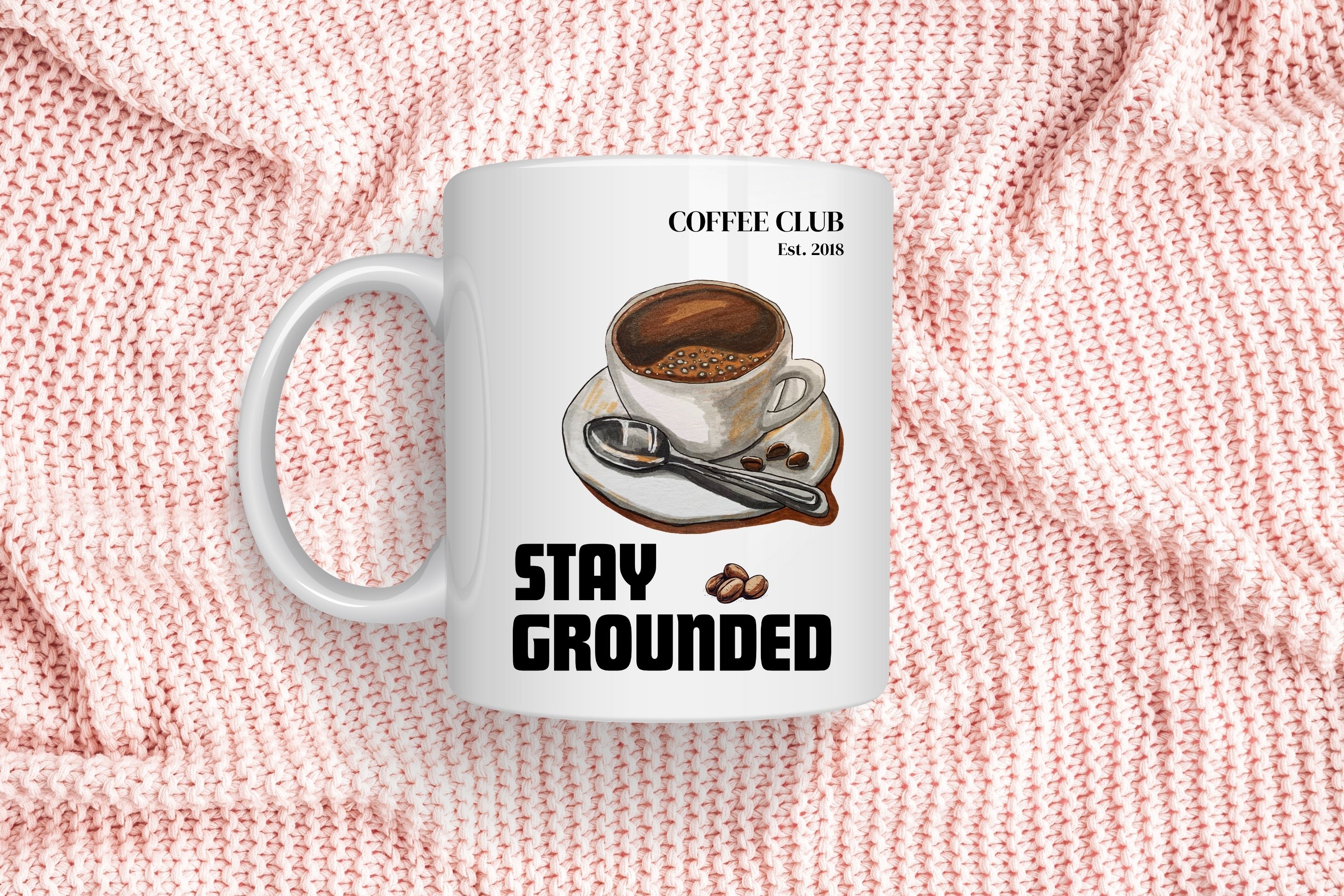 Coffee Club Ceramic Mug