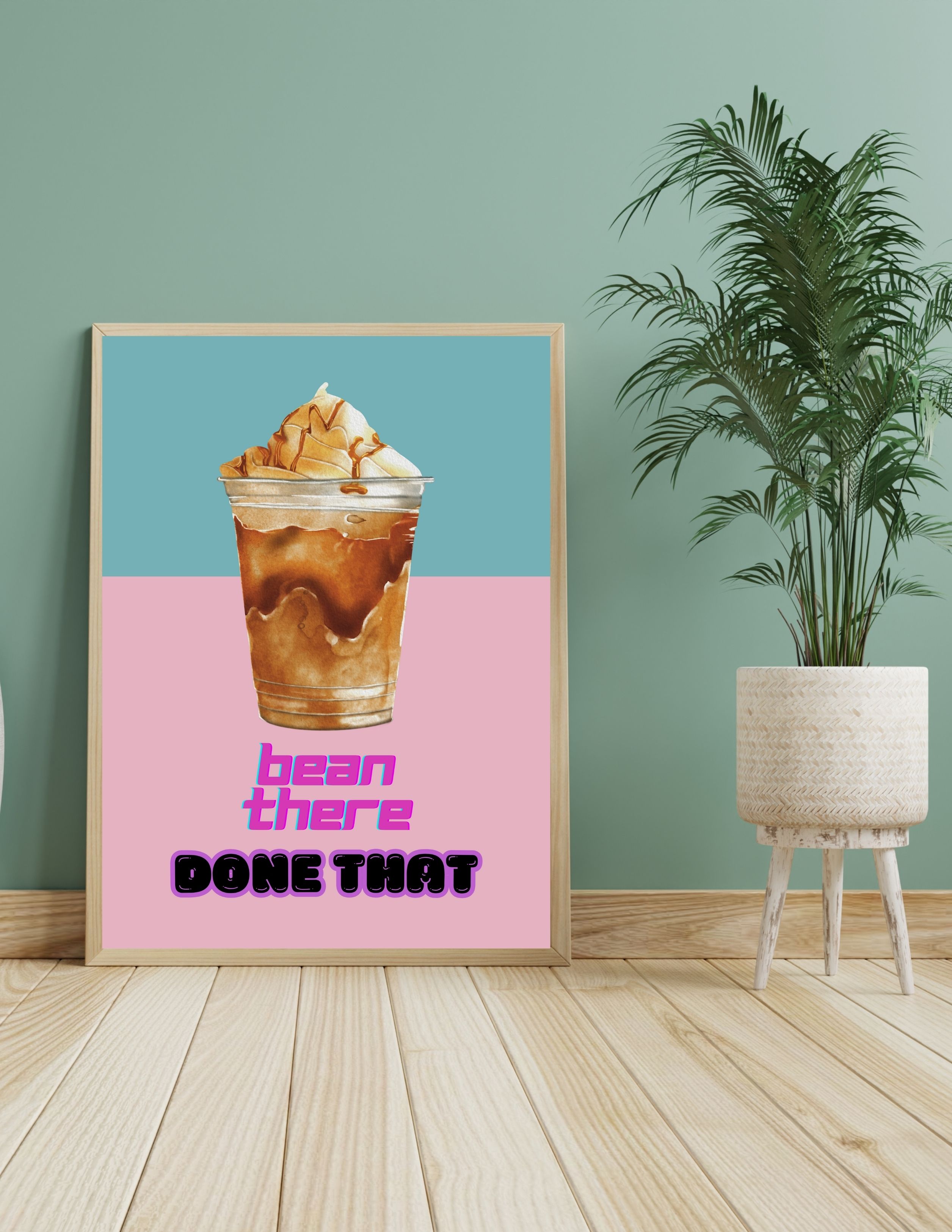 Iced Coffee Art Print