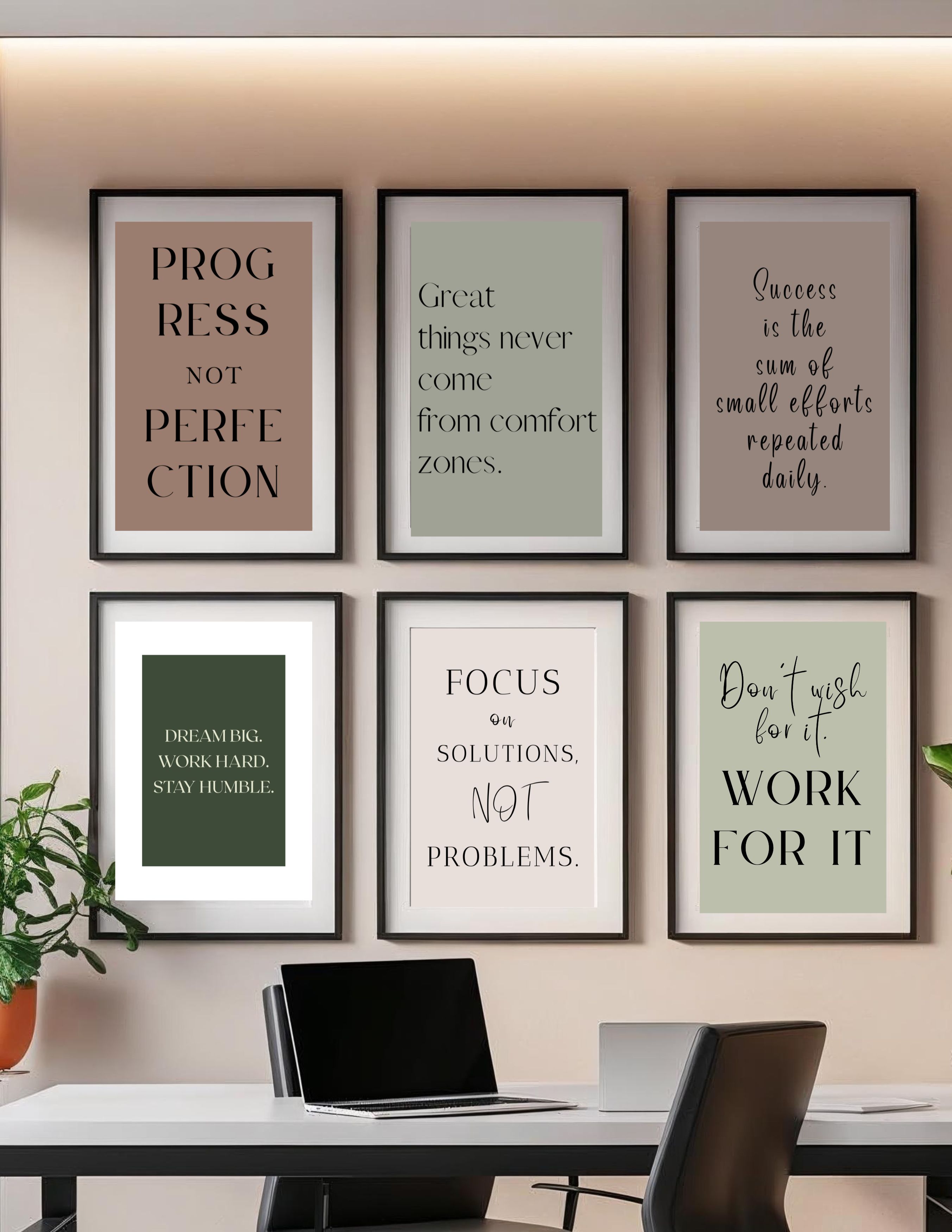 Office Motivational Wall Art