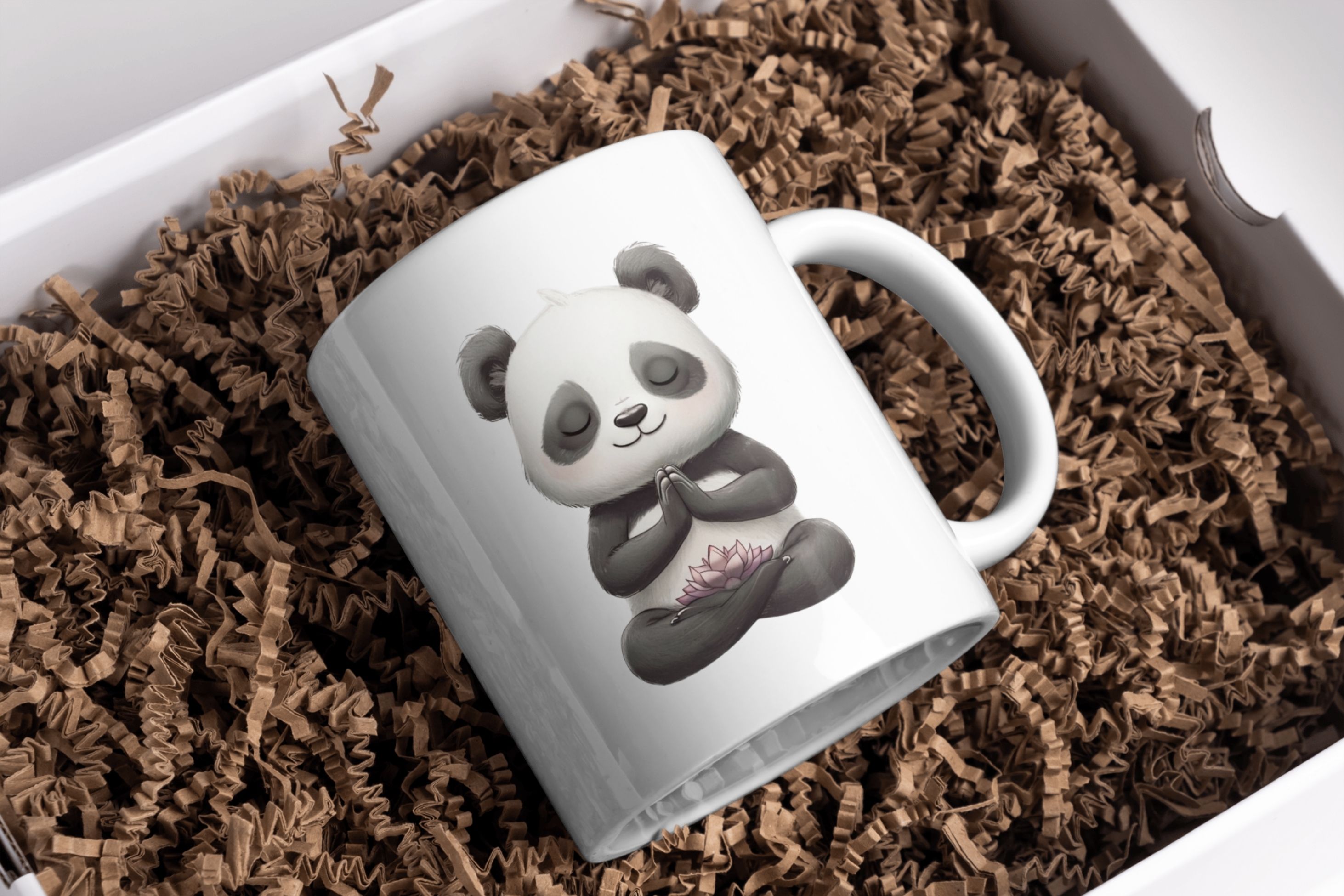 Meditating Panda Mug