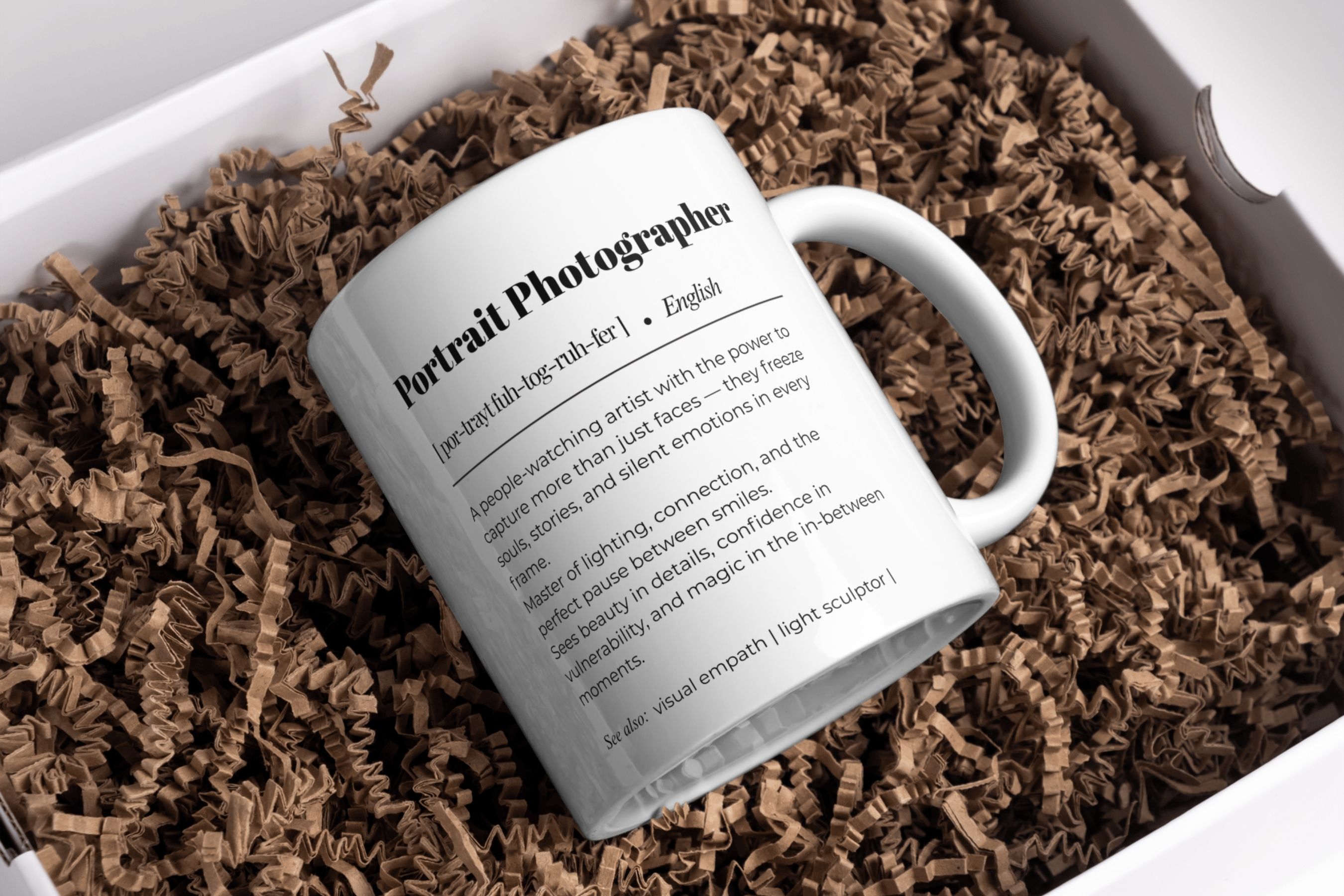 Portrait Photographer Definition Mug
