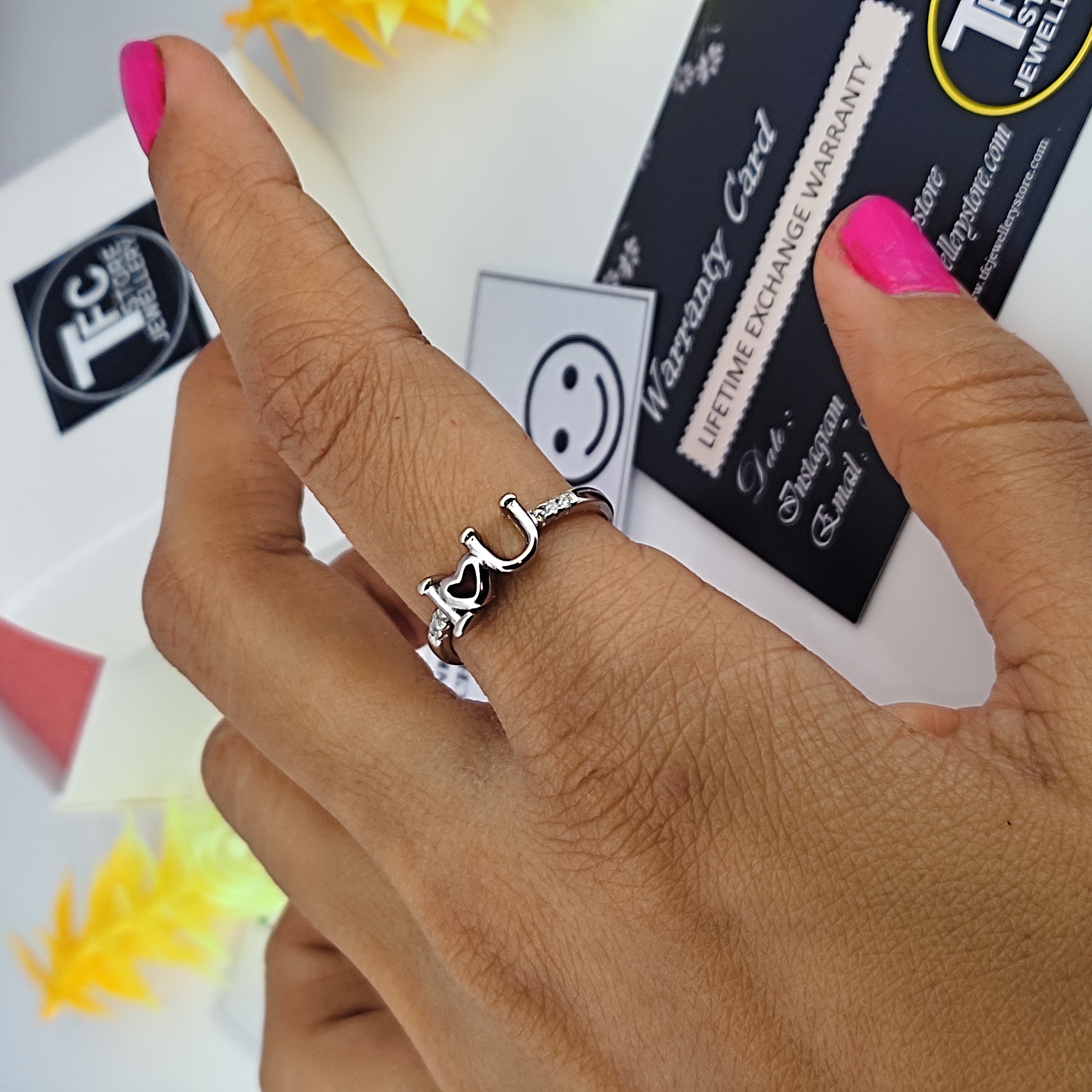 The I Love You Silver Ring 