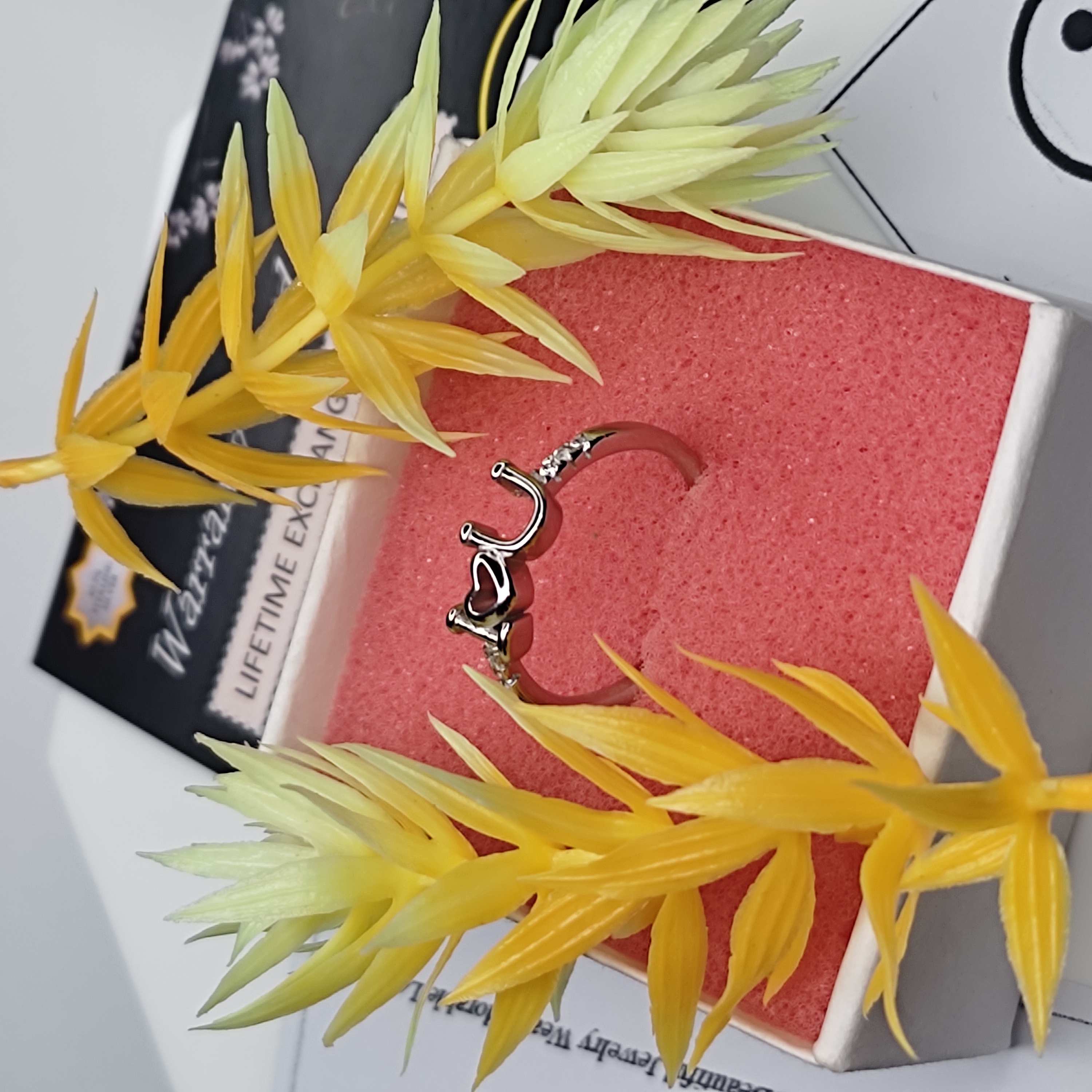 The I Love You Silver Ring 