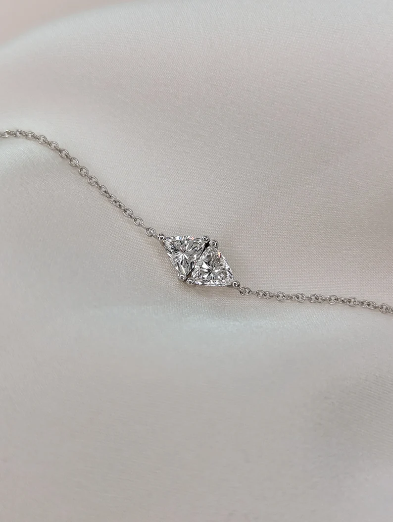 The Heart Silver Chain Bracelet