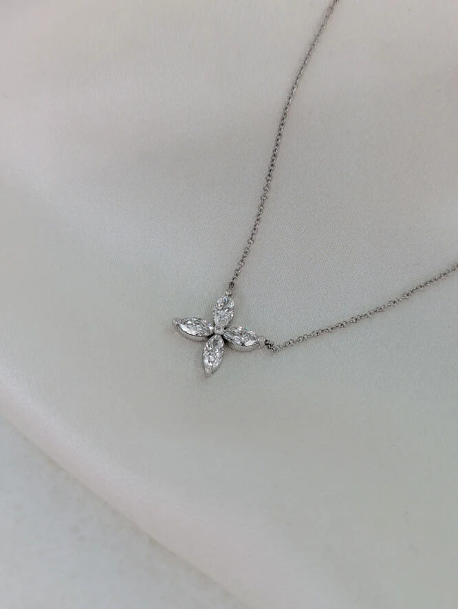 The Lisa Leaf Silver Necklace
